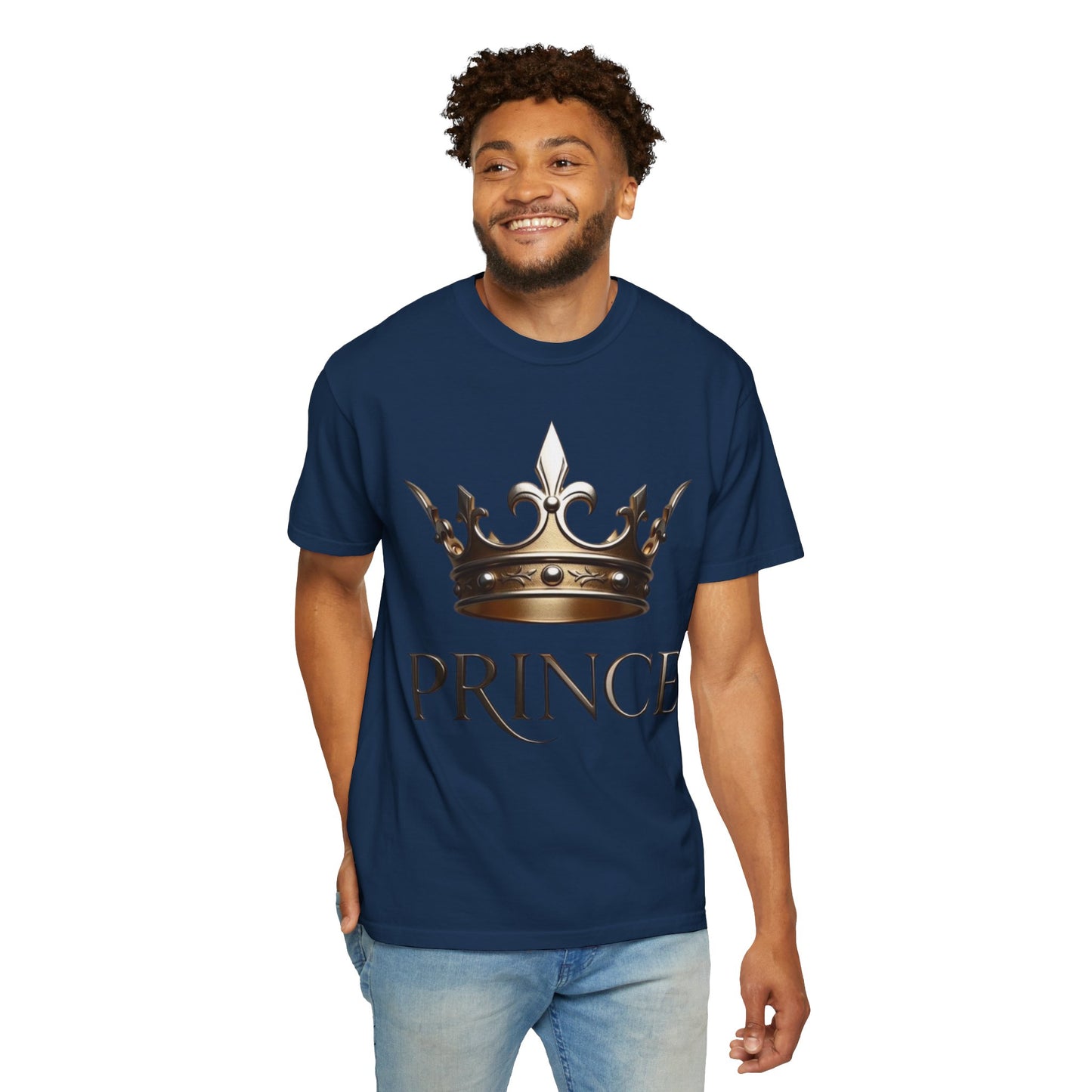Prince Crown T‑Shirt — Regal Gold Crown Graphic Tee