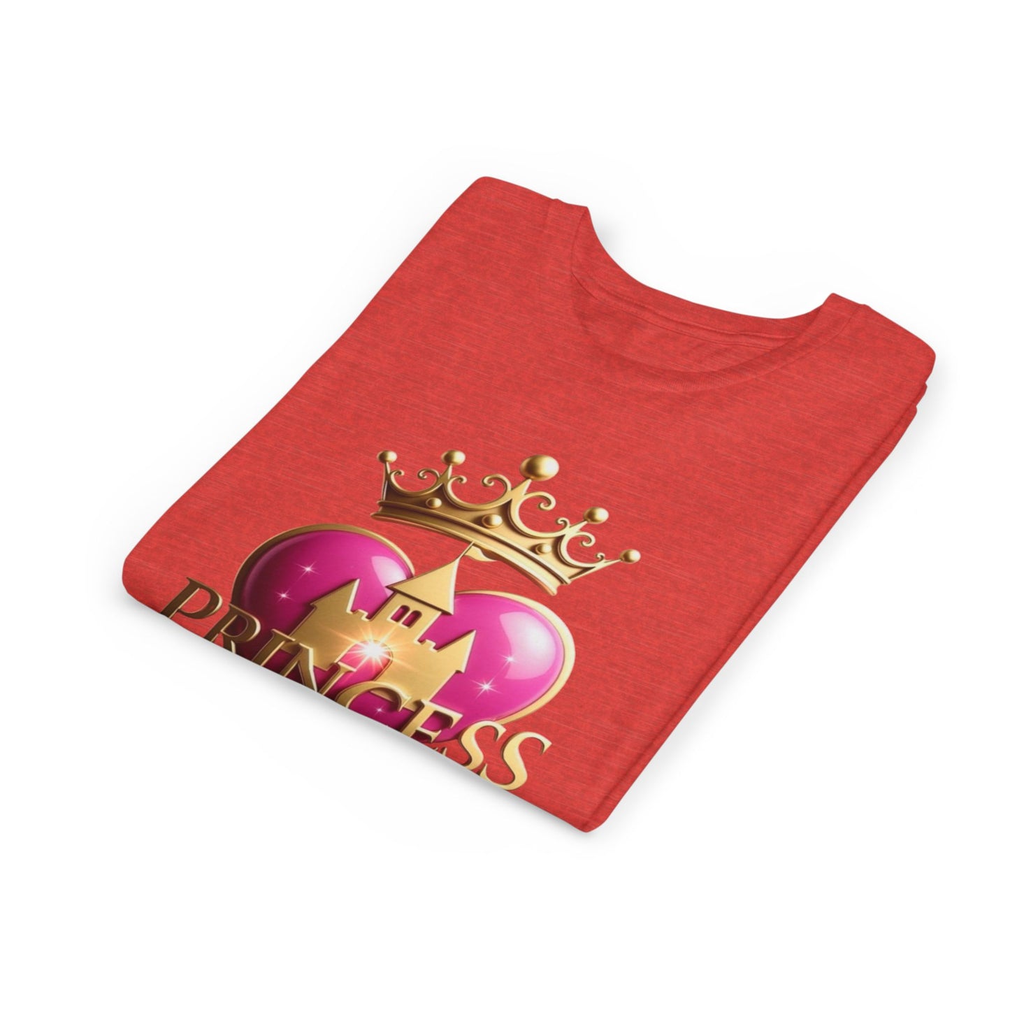 Princess Heart Youth Tee — The Royal Family Graphic Kids T-Shirt