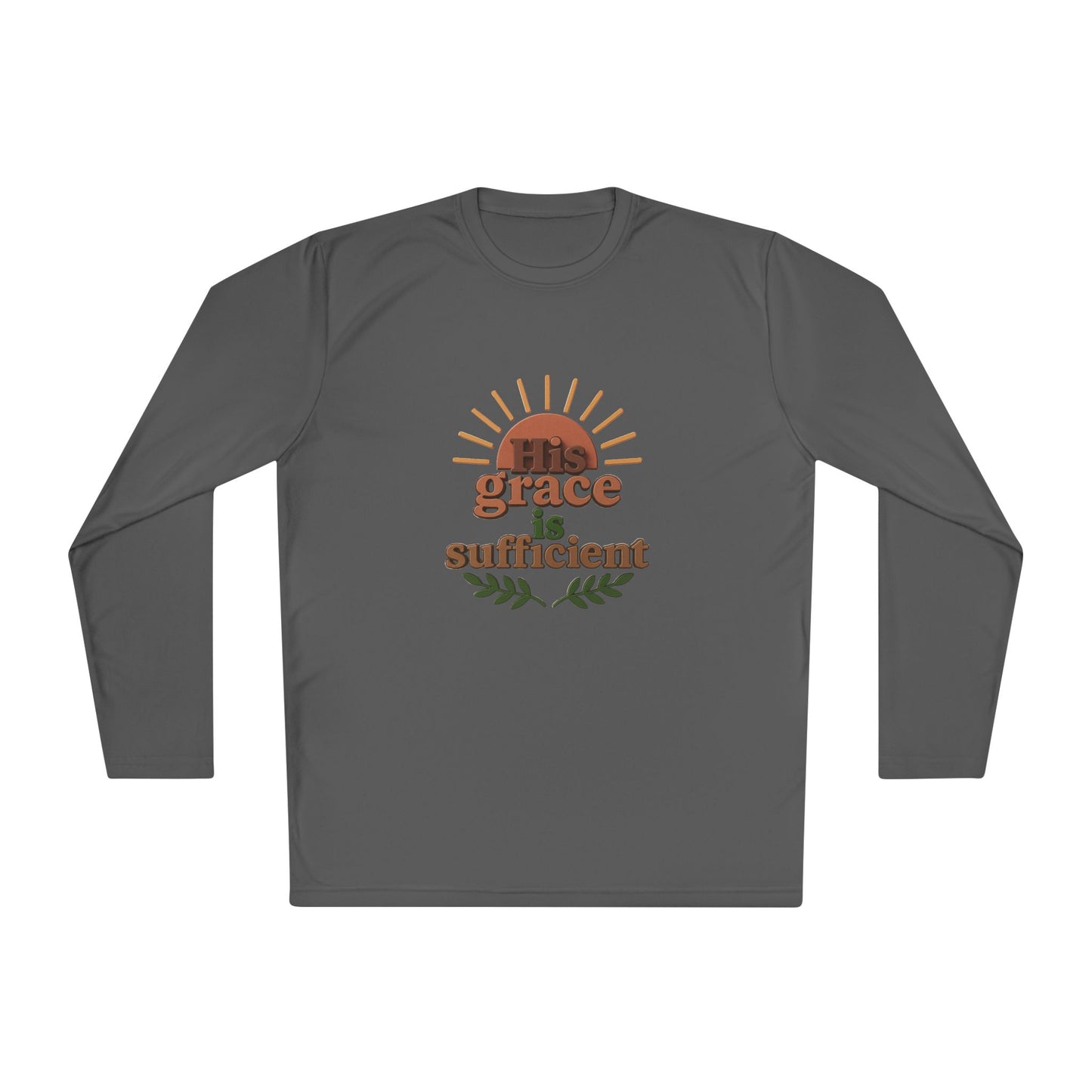 Grace Sufficient Long Sleeve Tee - Unisex Inspirational Shirt