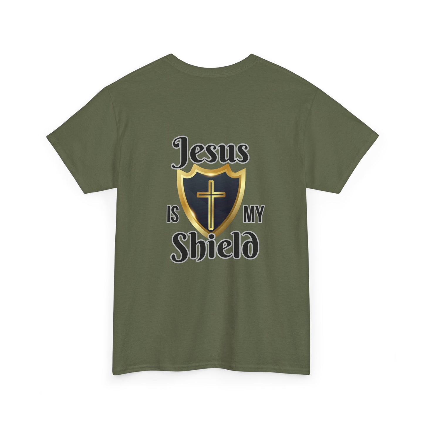 Jesus Is My Shield Unisex Heavy Cotton Tee