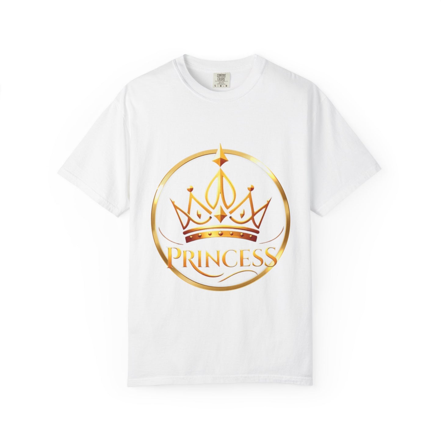 Princess Crown T‑Shirt — Gold Foil Royalty Graphic