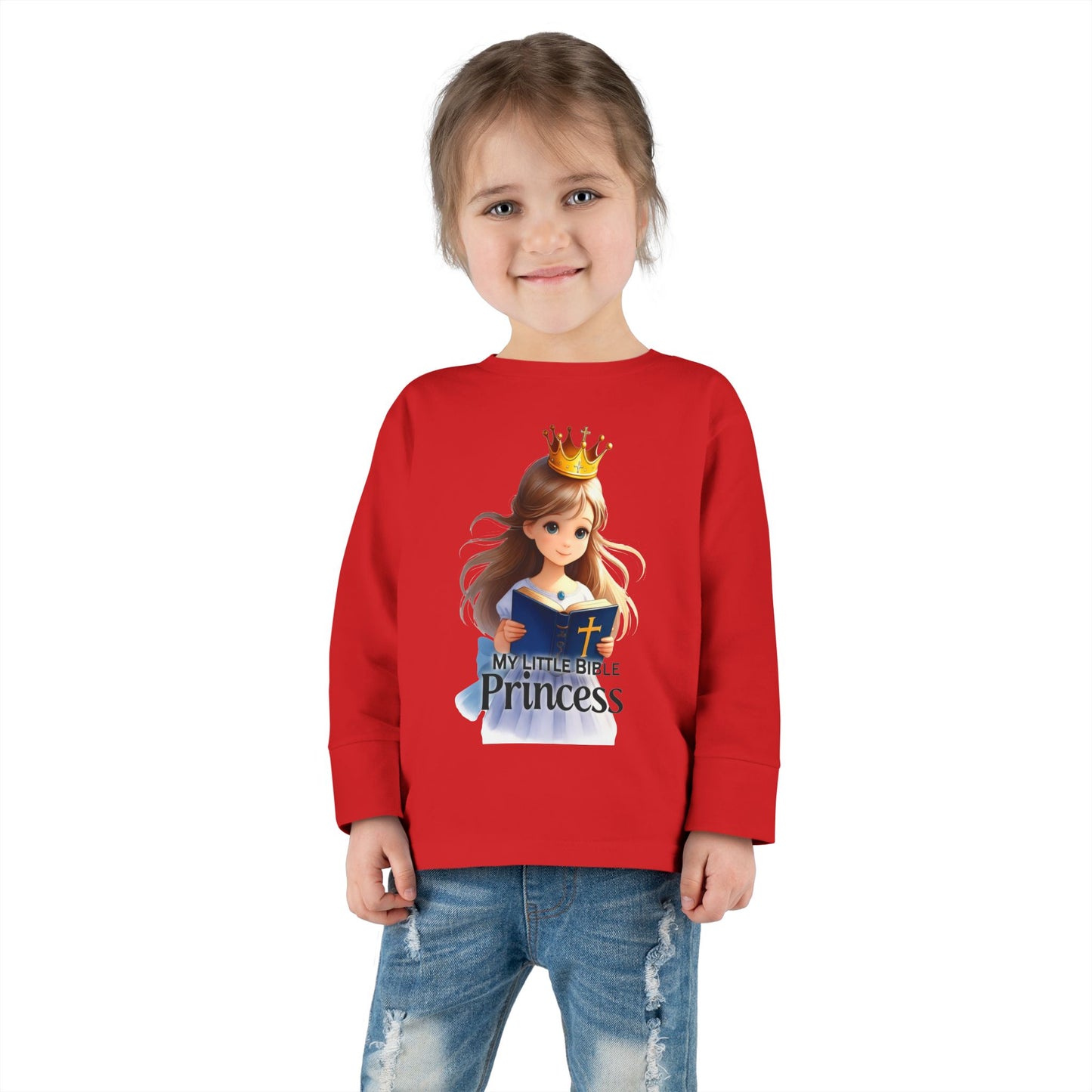 Toddler Princess Long Sleeve Tee - Perfect Gift for Little Royalty