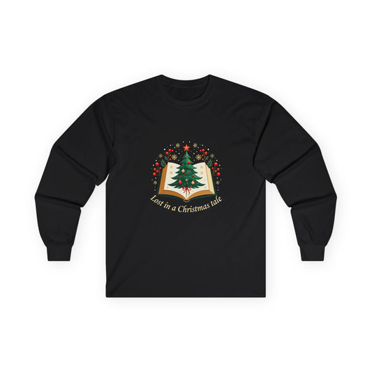 Christmas Story Long Sleeve Tee — "Lost in a Christmas Tale" Holiday Graphic