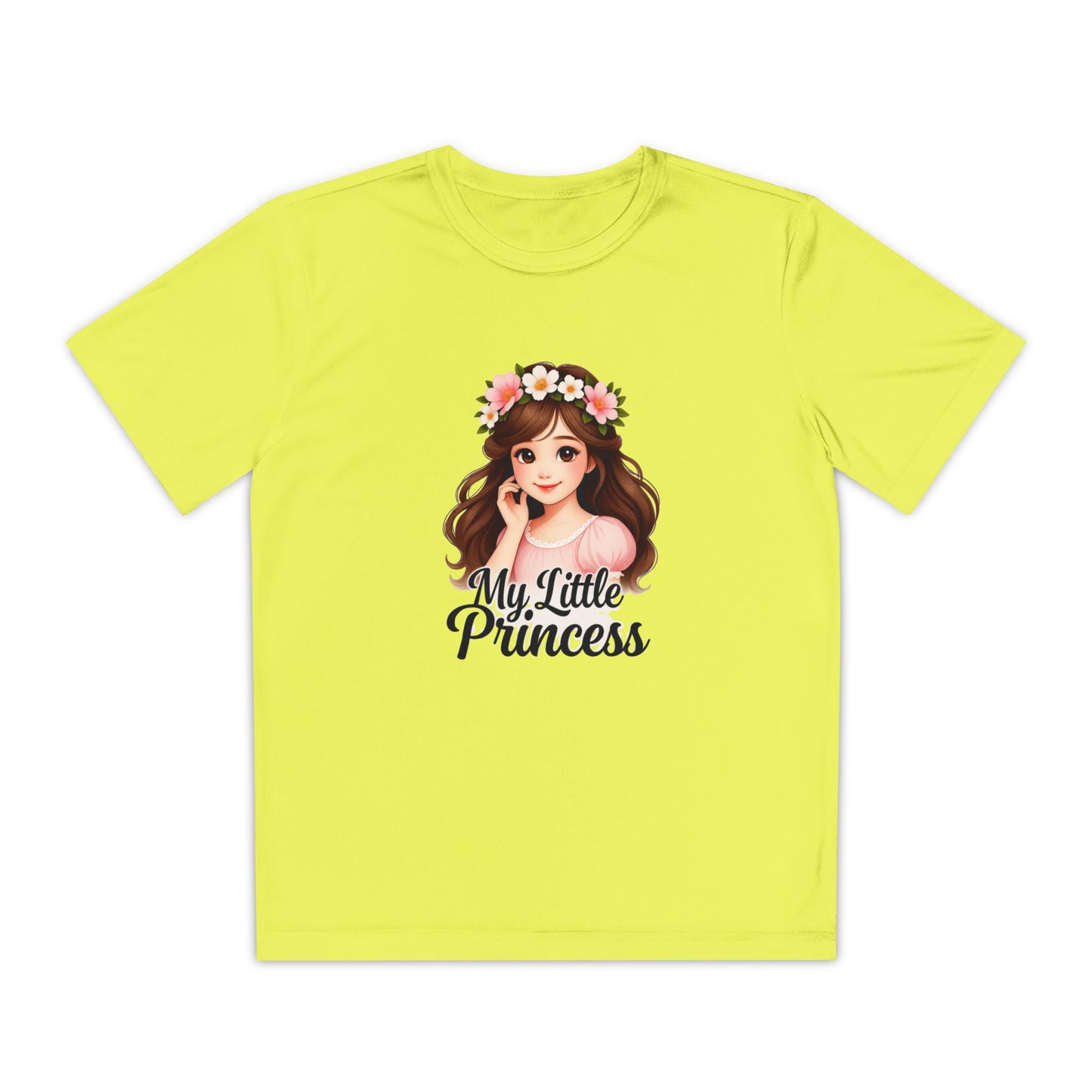 My Little Princess Youth Tee - Cute Floral Design for Girls