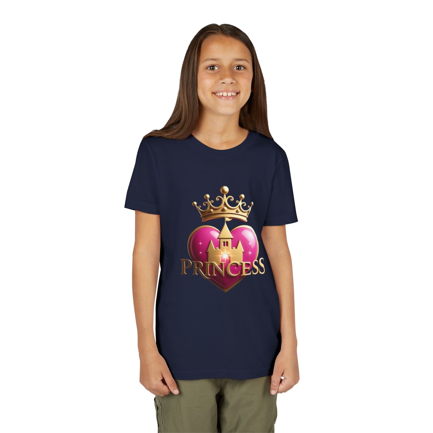 Princess Heart Youth Tee — The Royal Family Graphic Kids T-Shirt