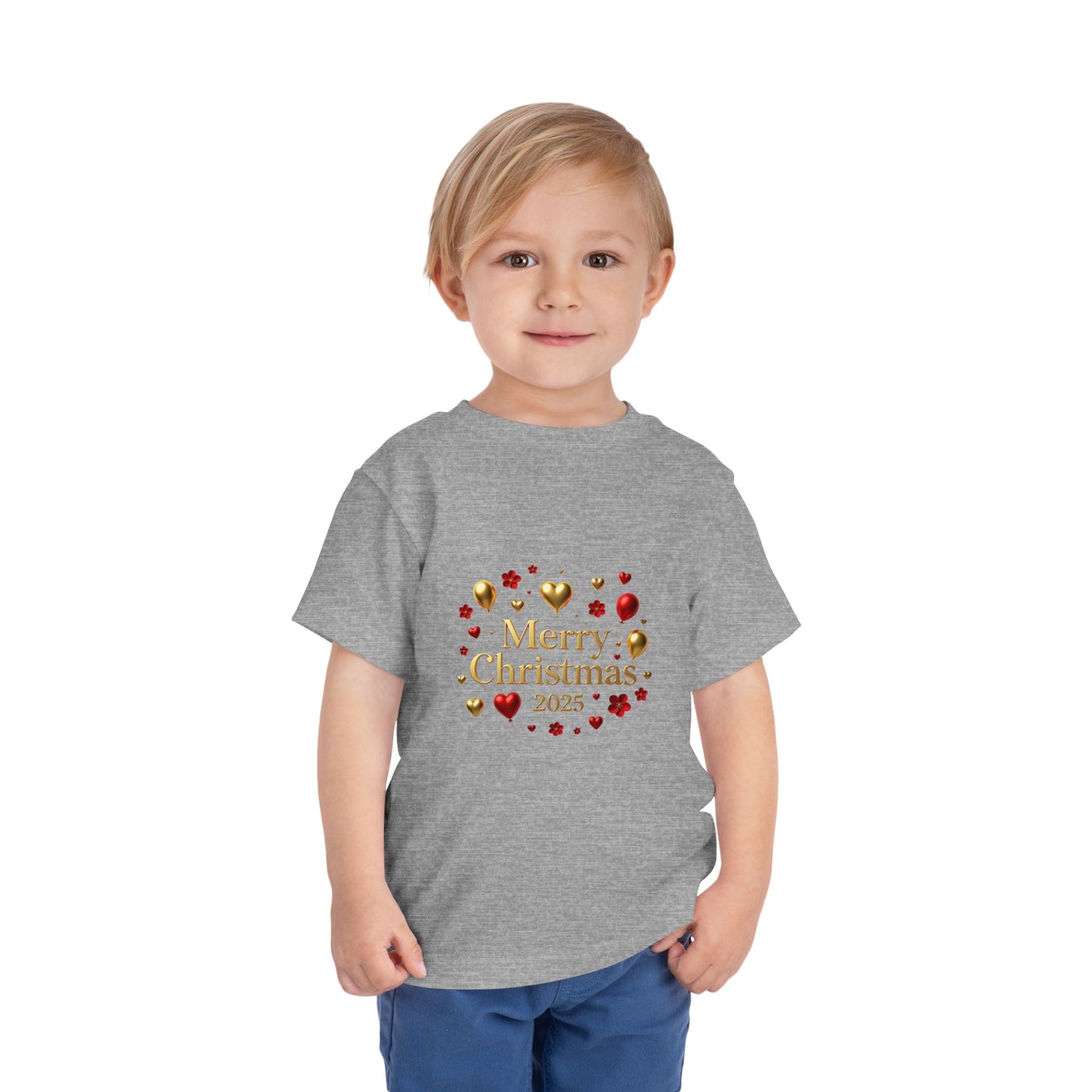Merry Christmas 2025 Toddler Tee