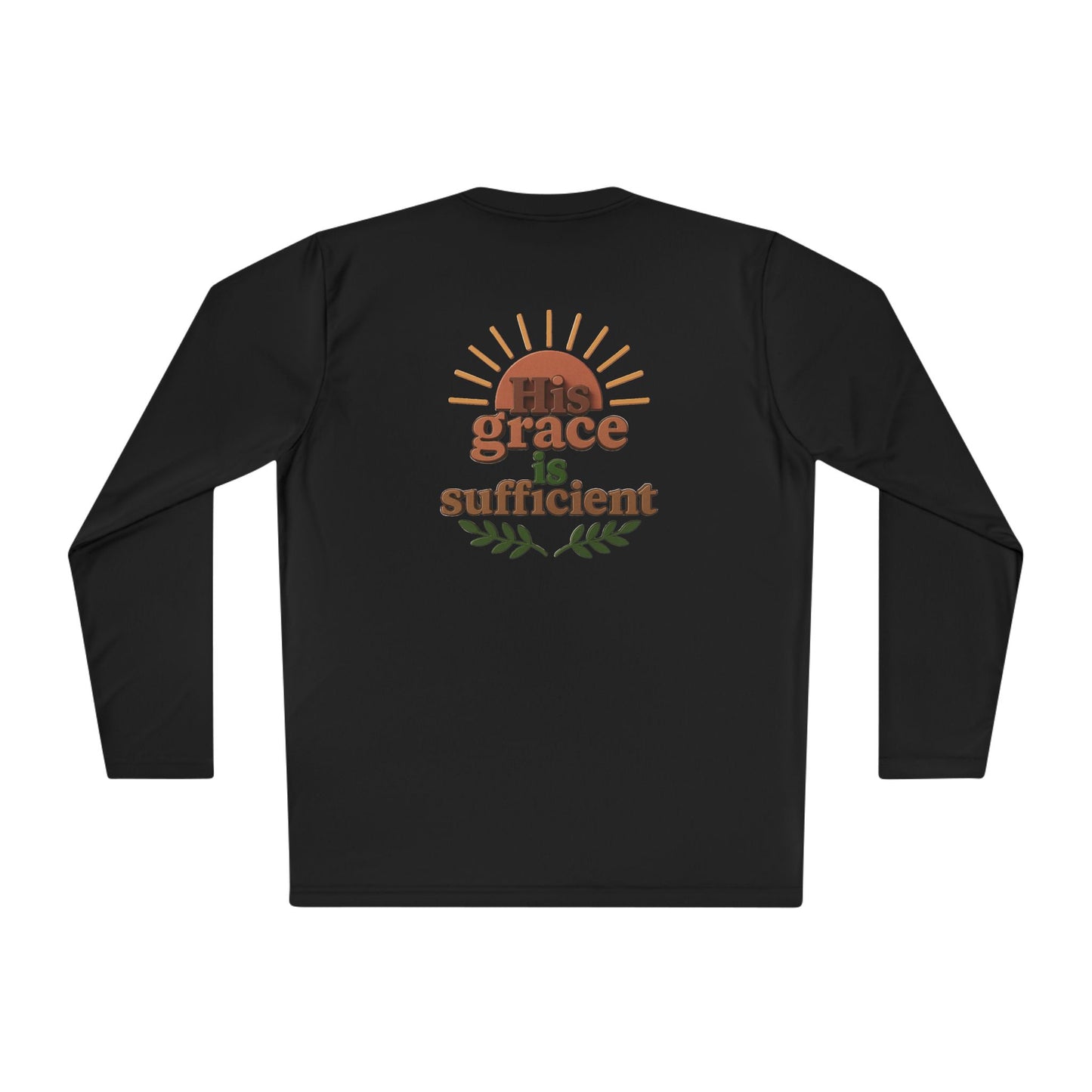 Grace Sufficient Long Sleeve Tee - Unisex Inspirational Shirt
