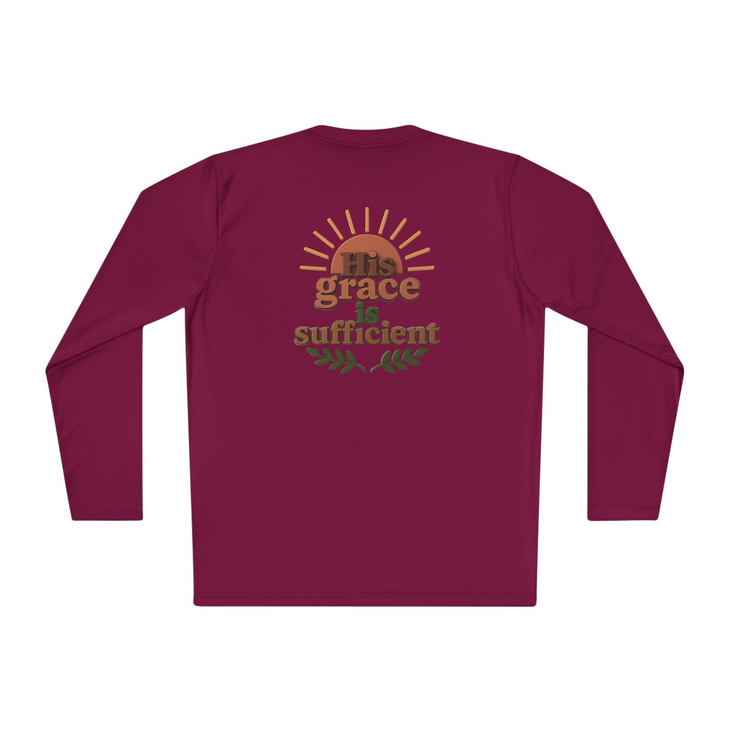 Grace Sufficient Long Sleeve Tee - Unisex Inspirational Shirt