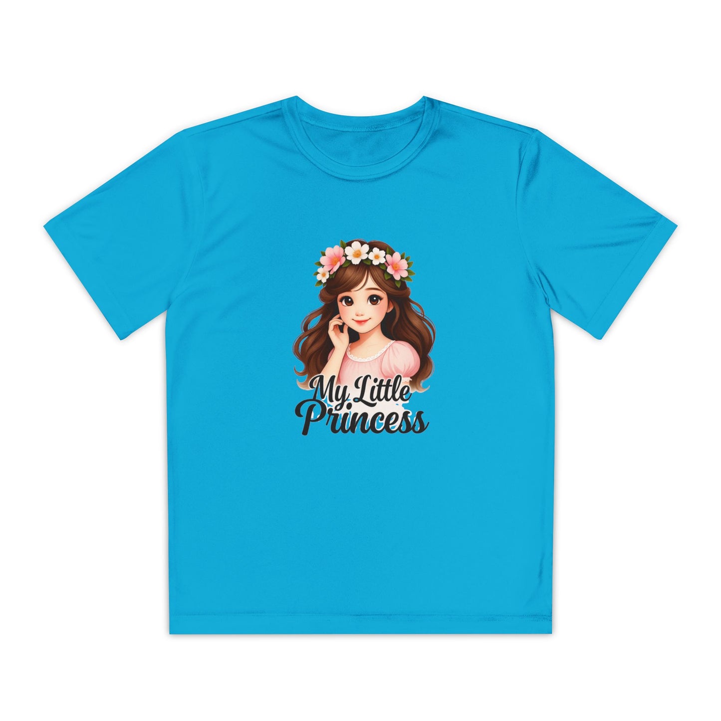 My Little Princess Youth Tee - Cute Floral Design for Girls