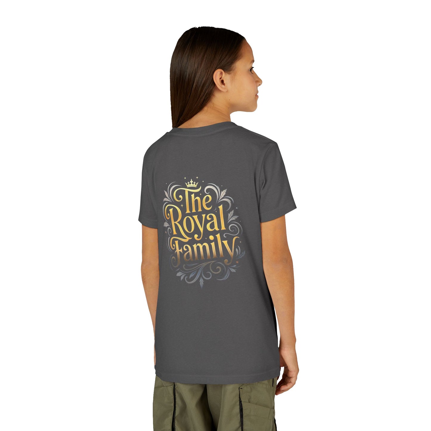 Princess Heart Youth Tee — The Royal Family Graphic Kids T-Shirt