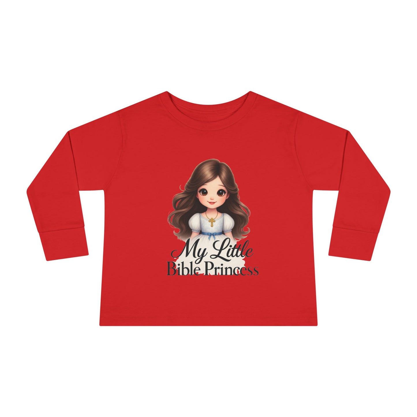 My Little Bible Princess Toddler Long Sleeve Tee