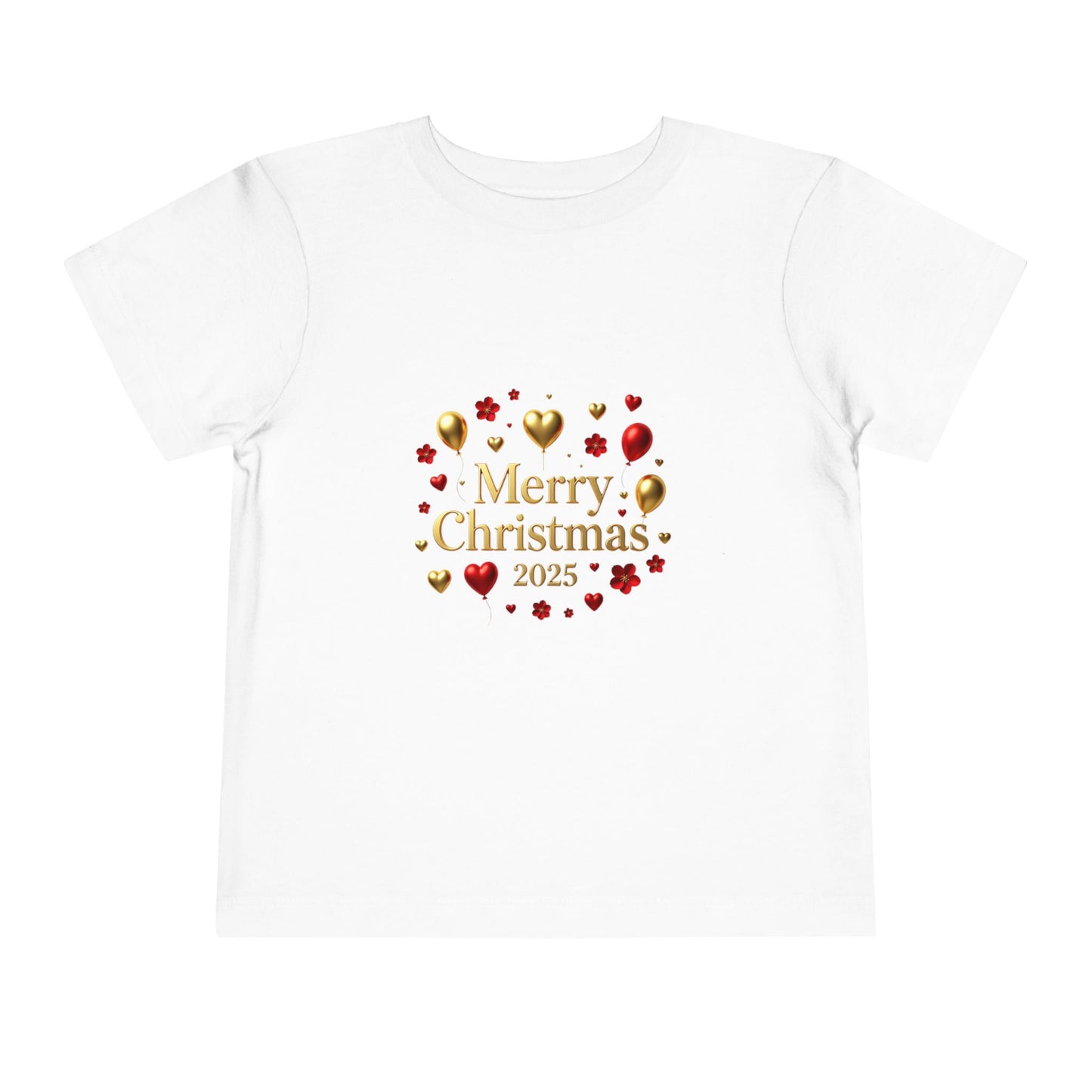 Merry Christmas 2025 Toddler Tee