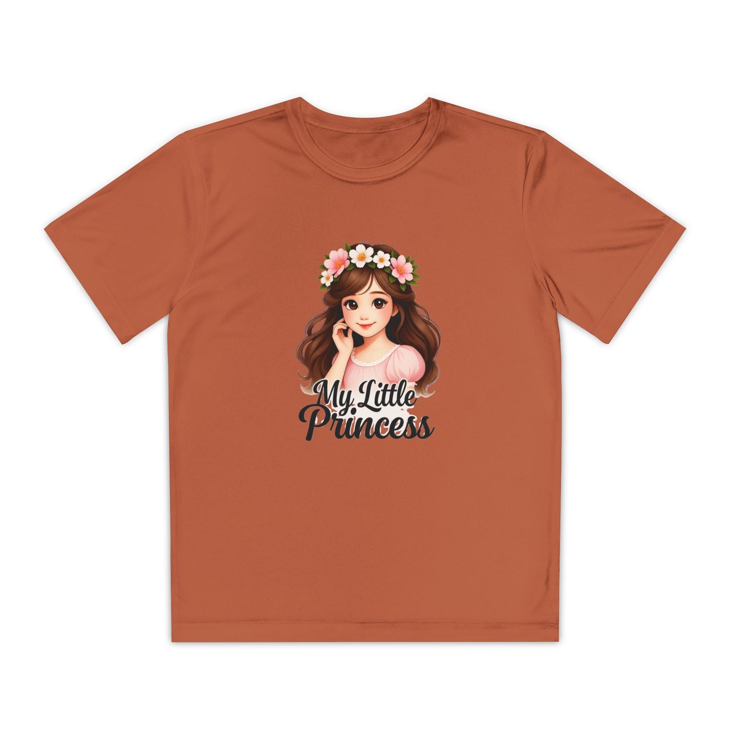 My Little Princess Youth Tee - Cute Floral Design for Girls