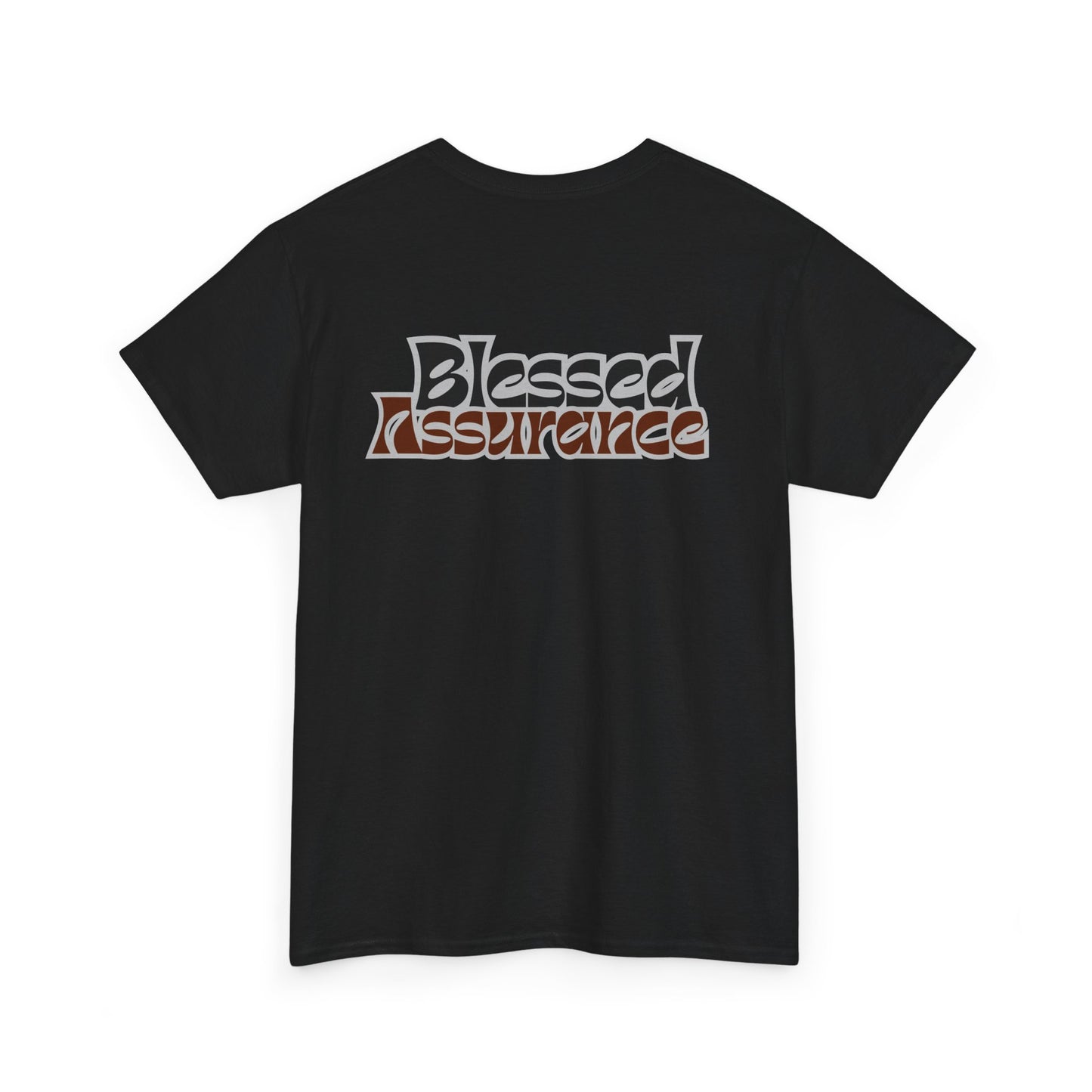 Blessed Assurance Unisex Heavy Cotton Tee | Inspirational Graphic T-Shirt for Everyday Comfort