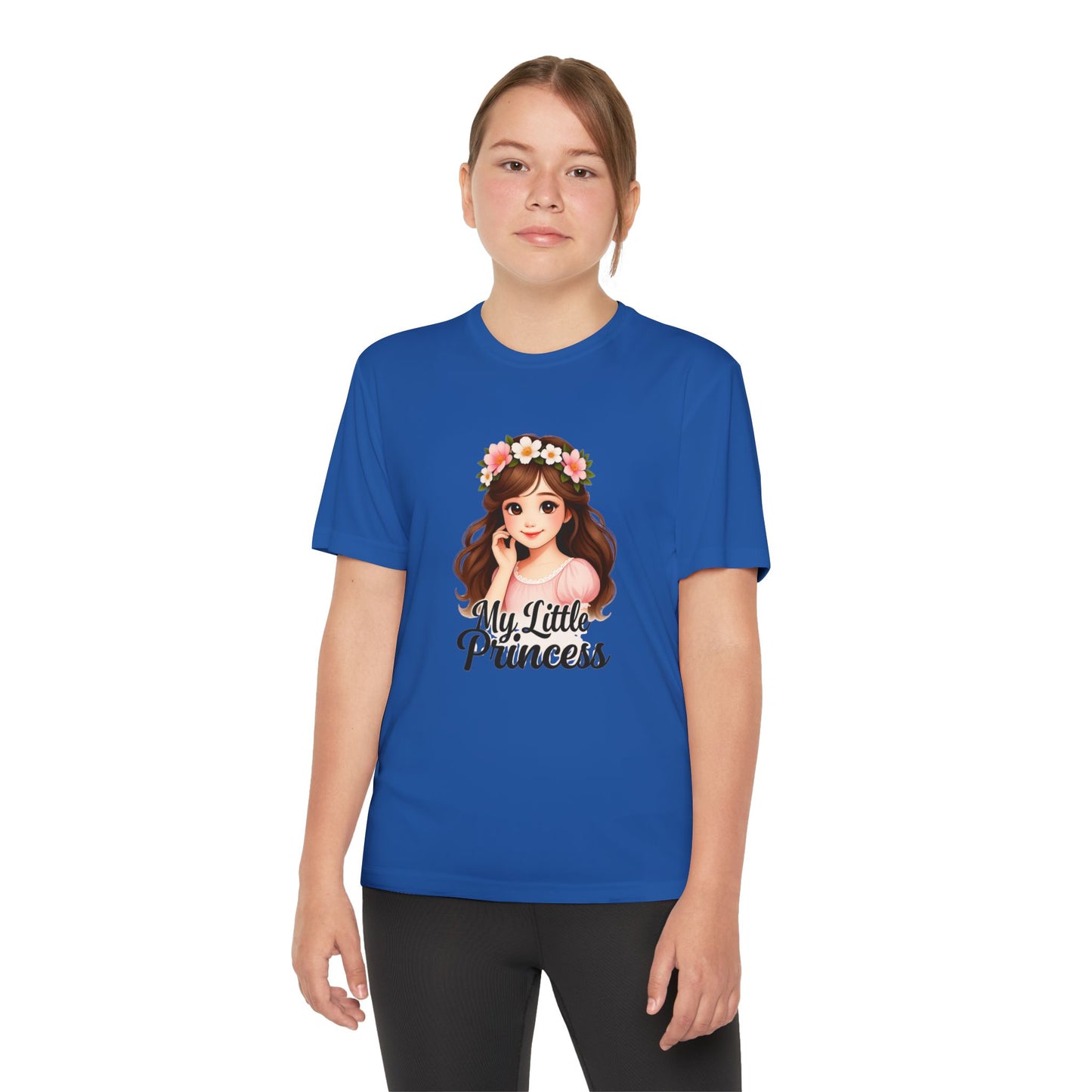 My Little Princess Youth Tee - Cute Floral Design for Girls