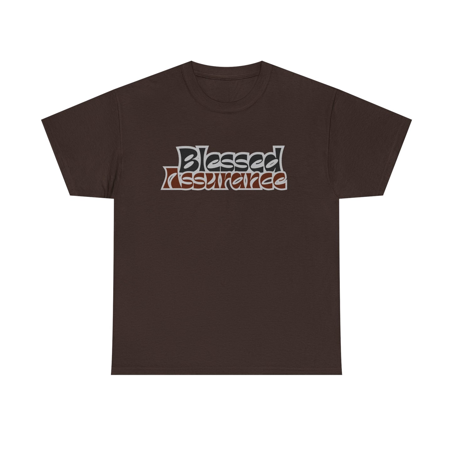 Blessed Assurance Unisex Heavy Cotton Tee | Inspirational Graphic T-Shirt for Everyday Comfort