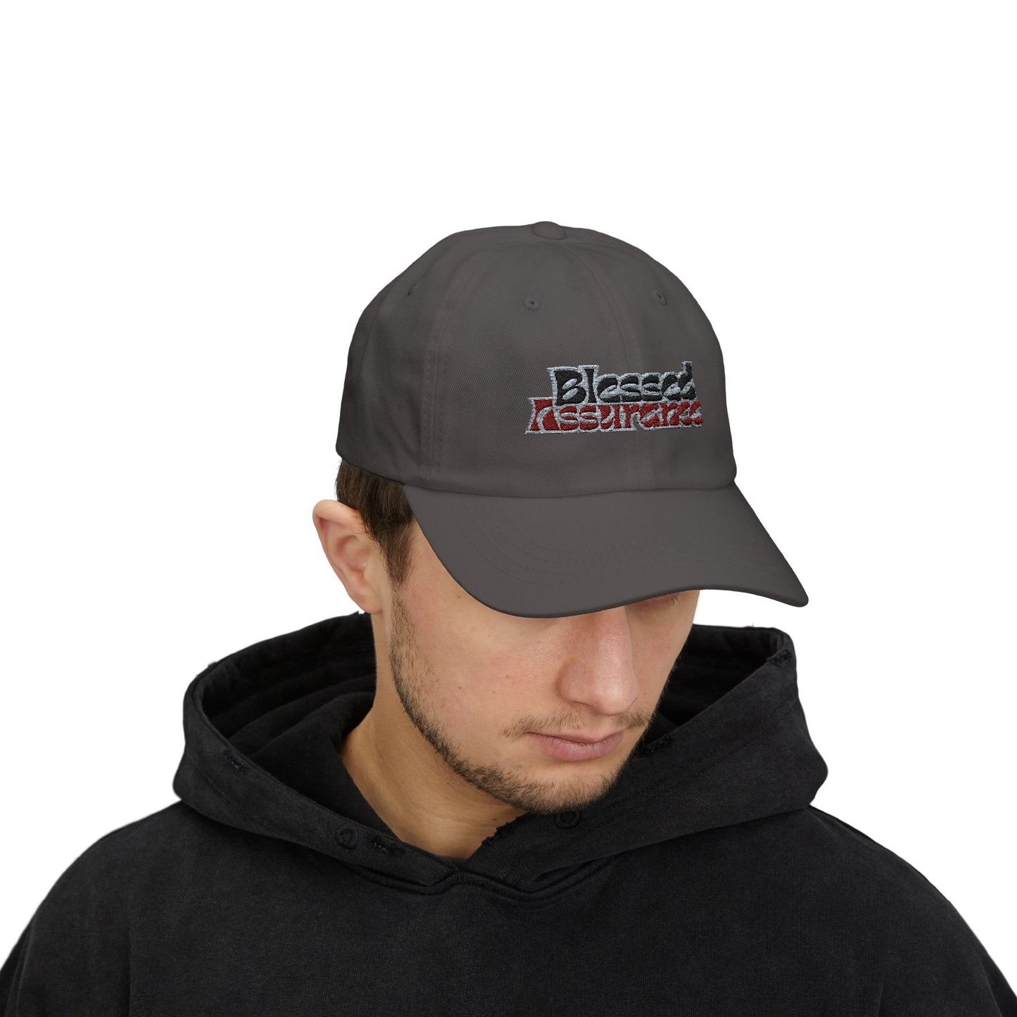 Blessed Assurance Dad Cap - Classic White Baseball Hat for Everyday Style