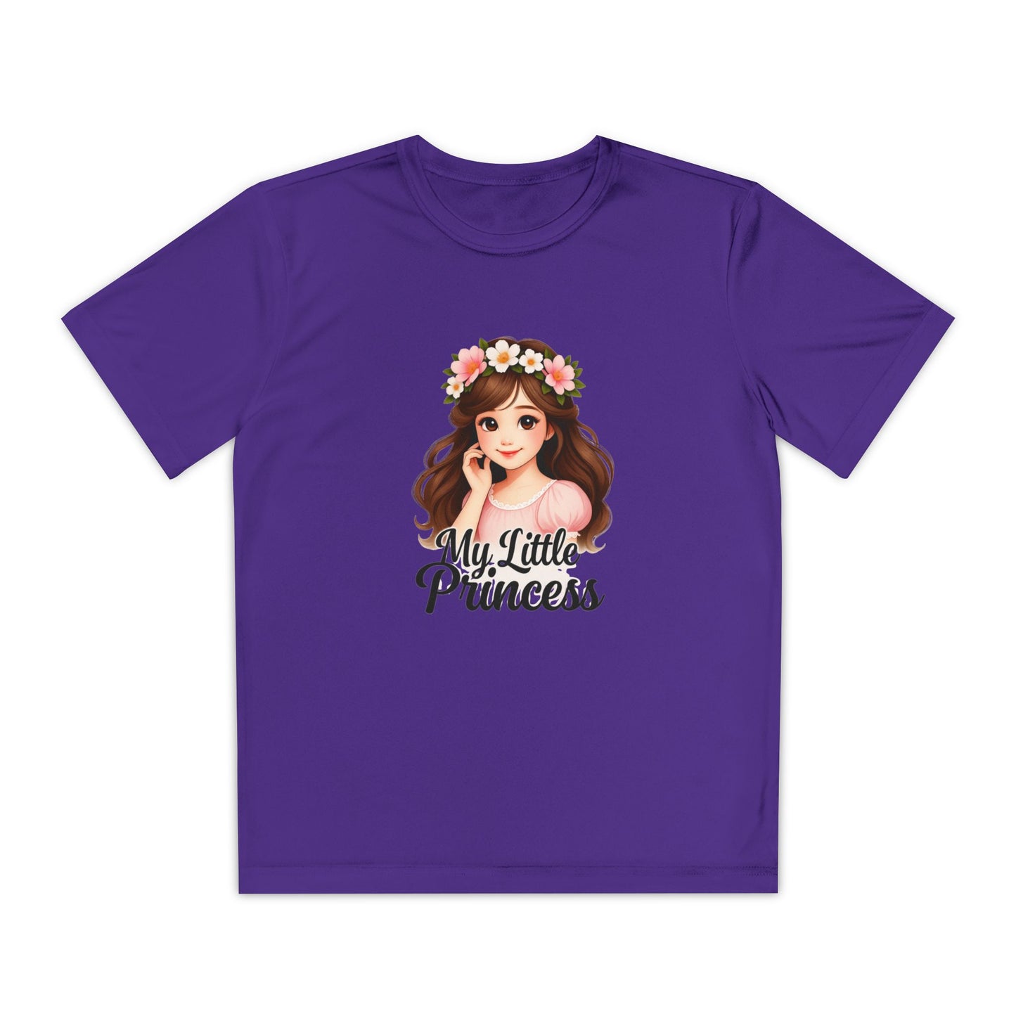 My Little Princess Youth Tee - Cute Floral Design for Girls