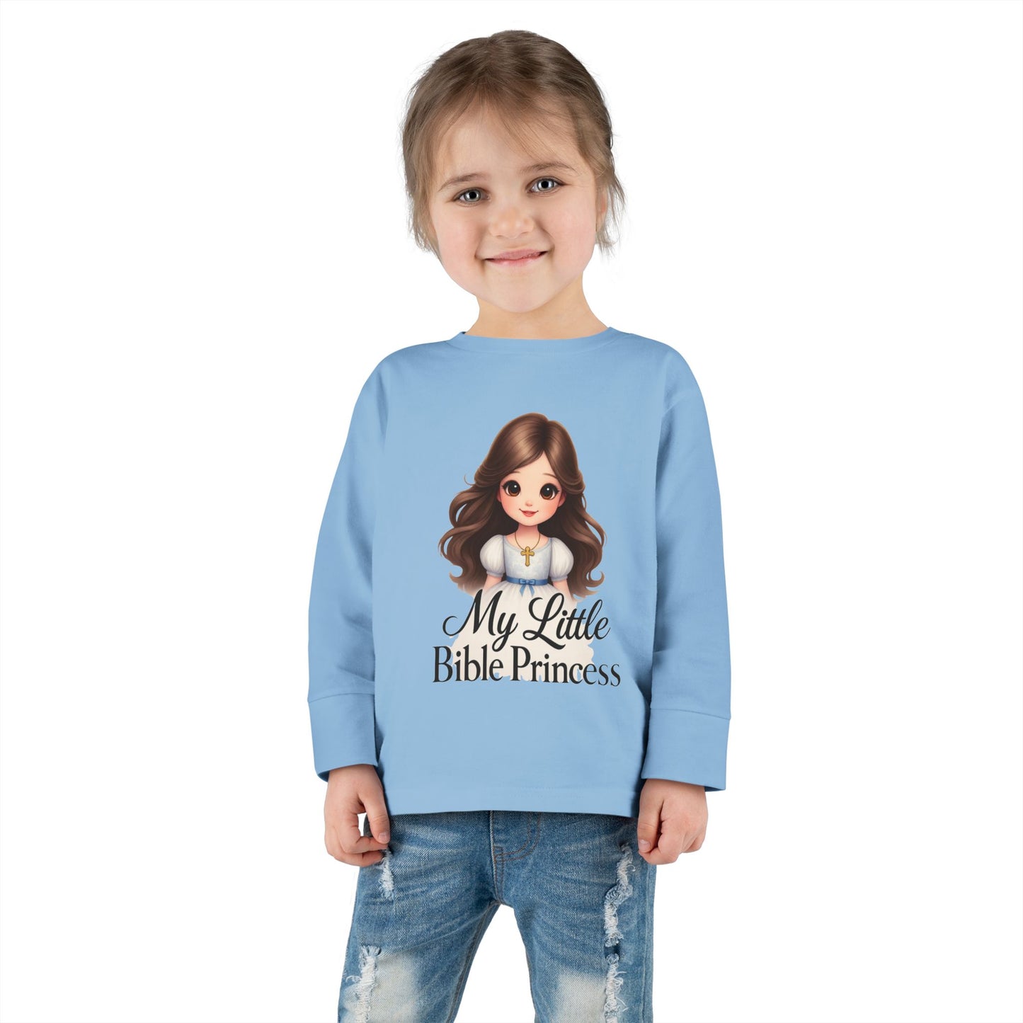 My Little Bible Princess Toddler Long Sleeve Tee
