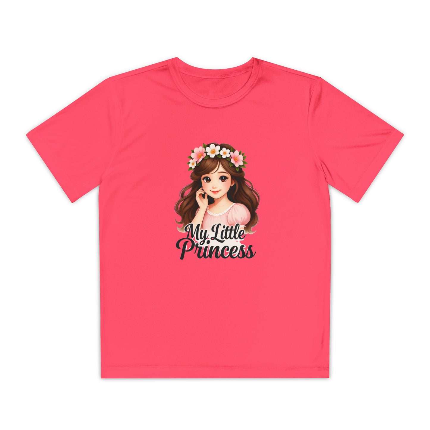 My Little Princess Youth Tee - Cute Floral Design for Girls