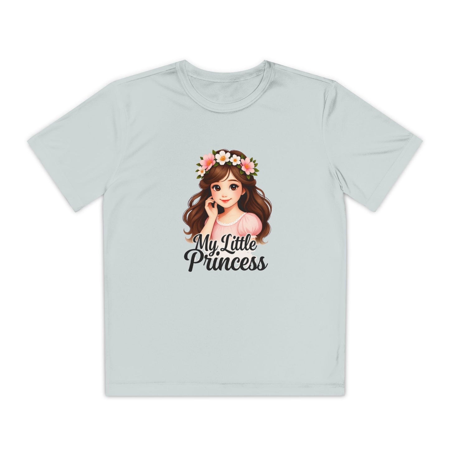 My Little Princess Youth Tee - Cute Floral Design for Girls