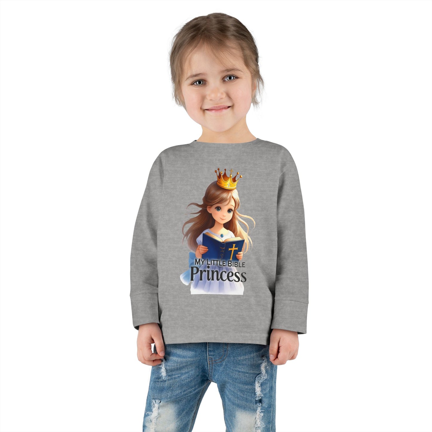 Toddler Princess Long Sleeve Tee - Perfect Gift for Little Royalty