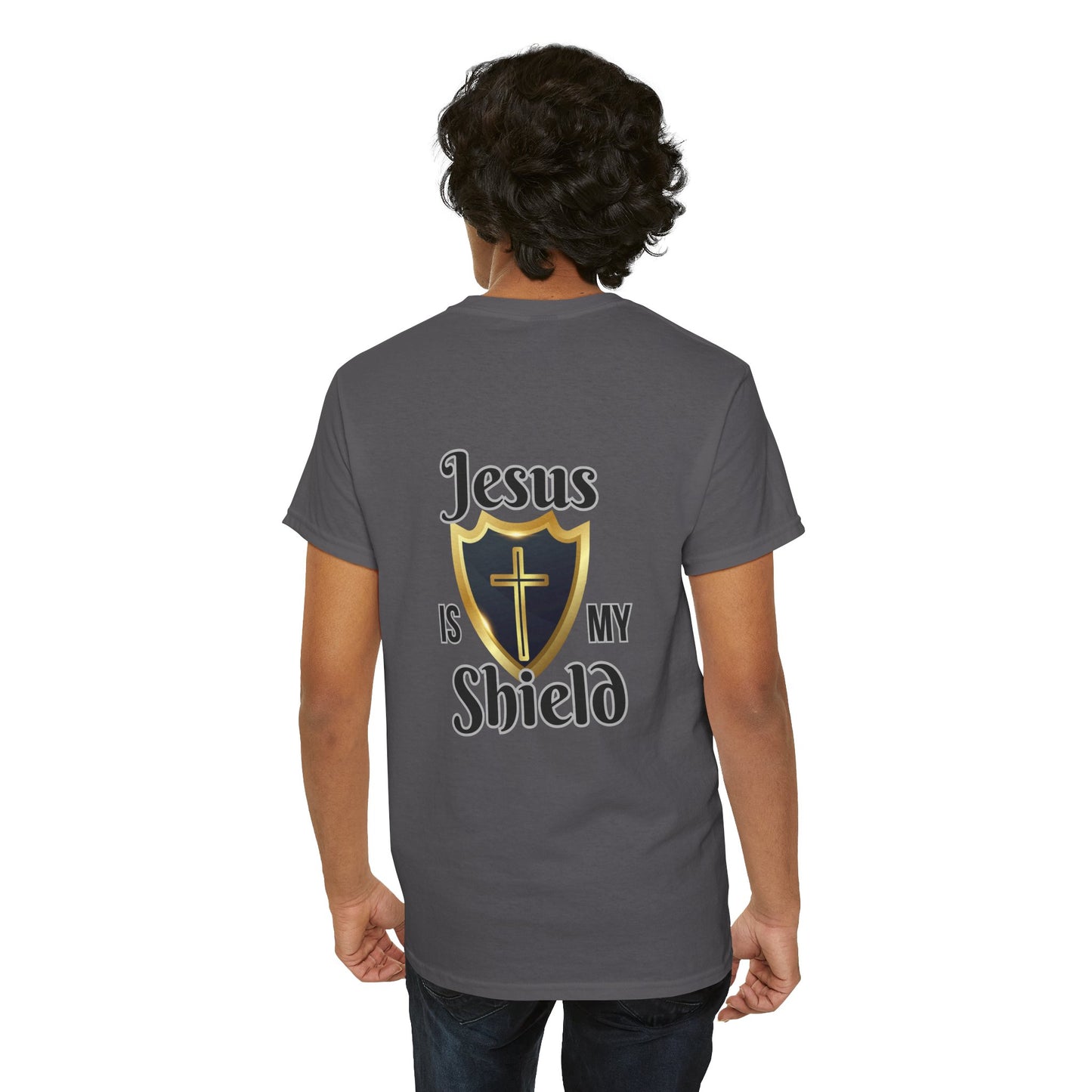 Jesus Is My Shield Unisex Heavy Cotton Tee