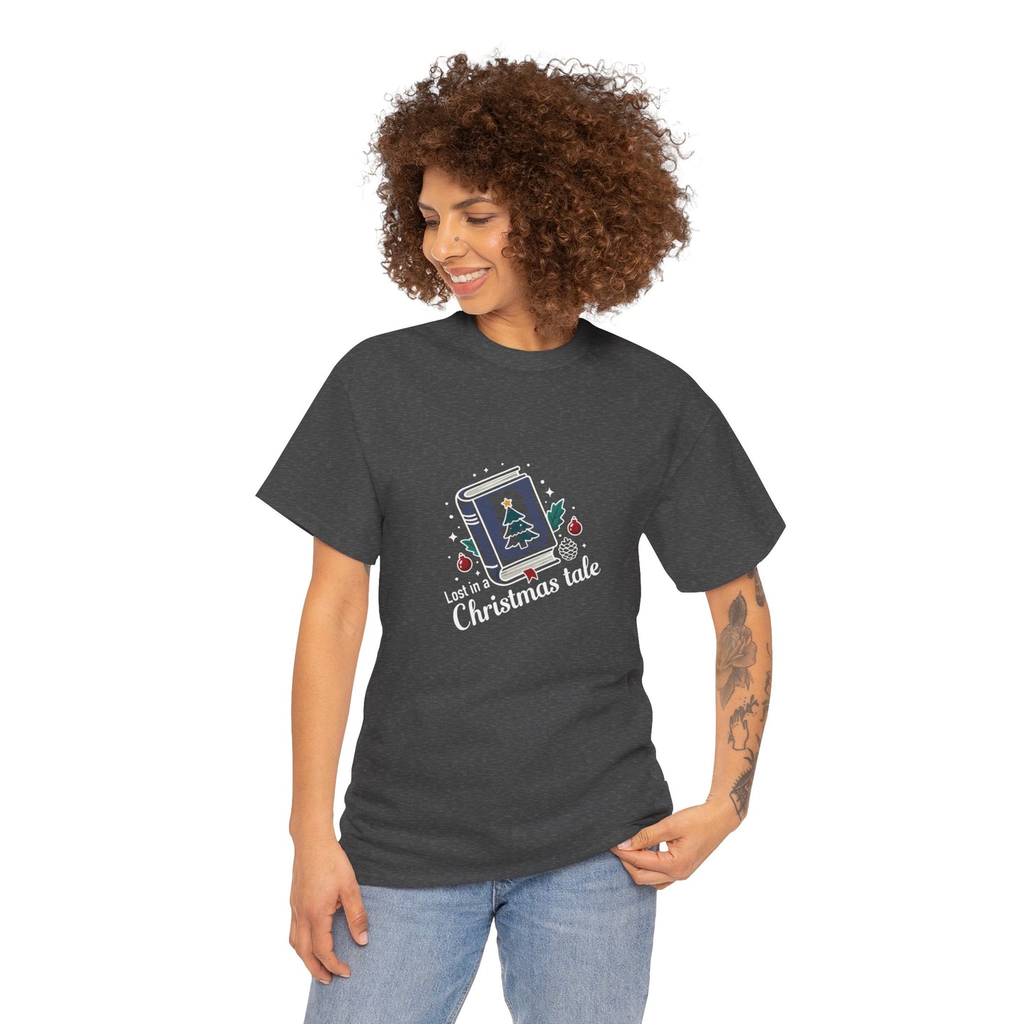 Christmas Snow Globe Tee — 'Let’s a Christmas Tale' Holiday T-Shirt