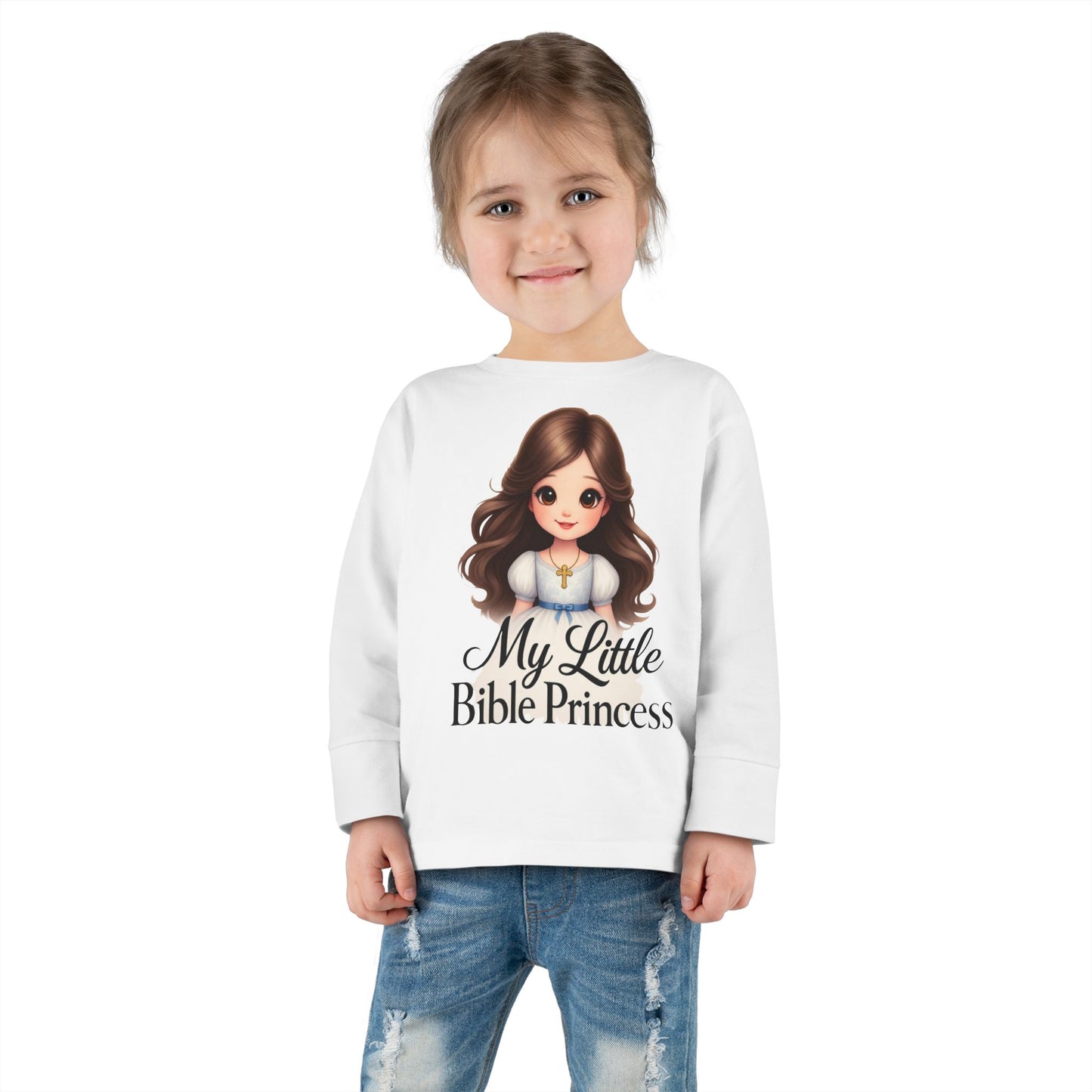 Bible Princess Toddler Long Sleeve Tee