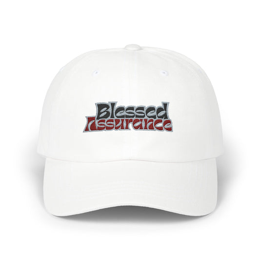 Blessed Assurance Dad Cap - Classic White Baseball Hat for Everyday Style