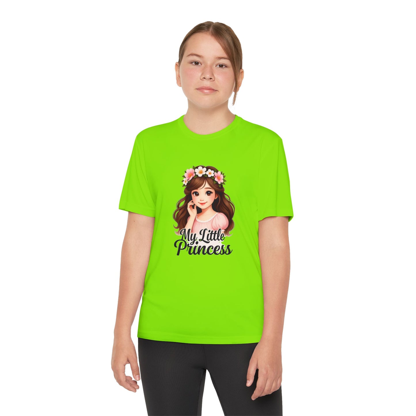 My Little Princess Youth Tee - Cute Floral Design for Girls