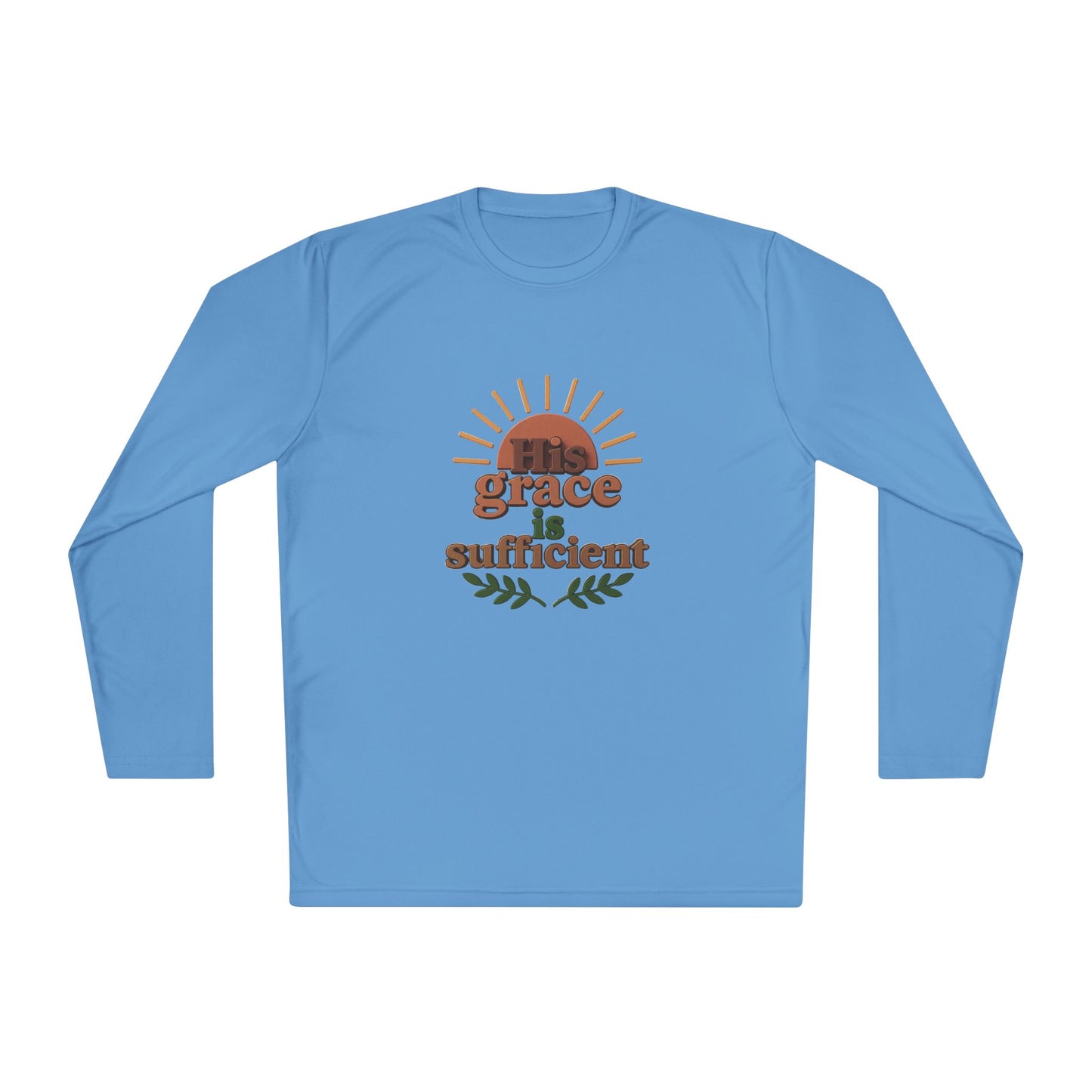 Grace Sufficient Long Sleeve Tee - Unisex Inspirational Shirt