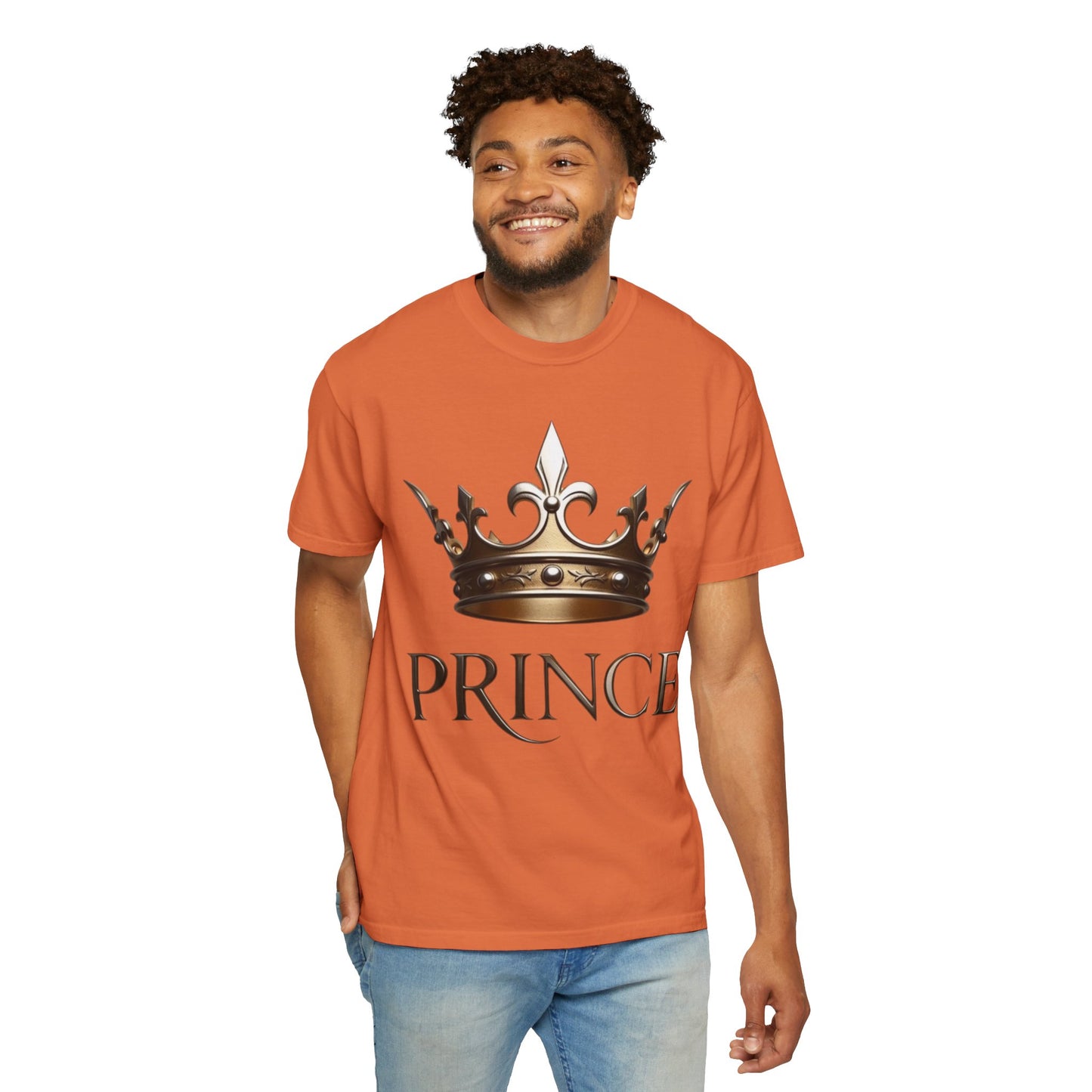 Prince Crown T‑Shirt — Regal Gold Crown Graphic Tee