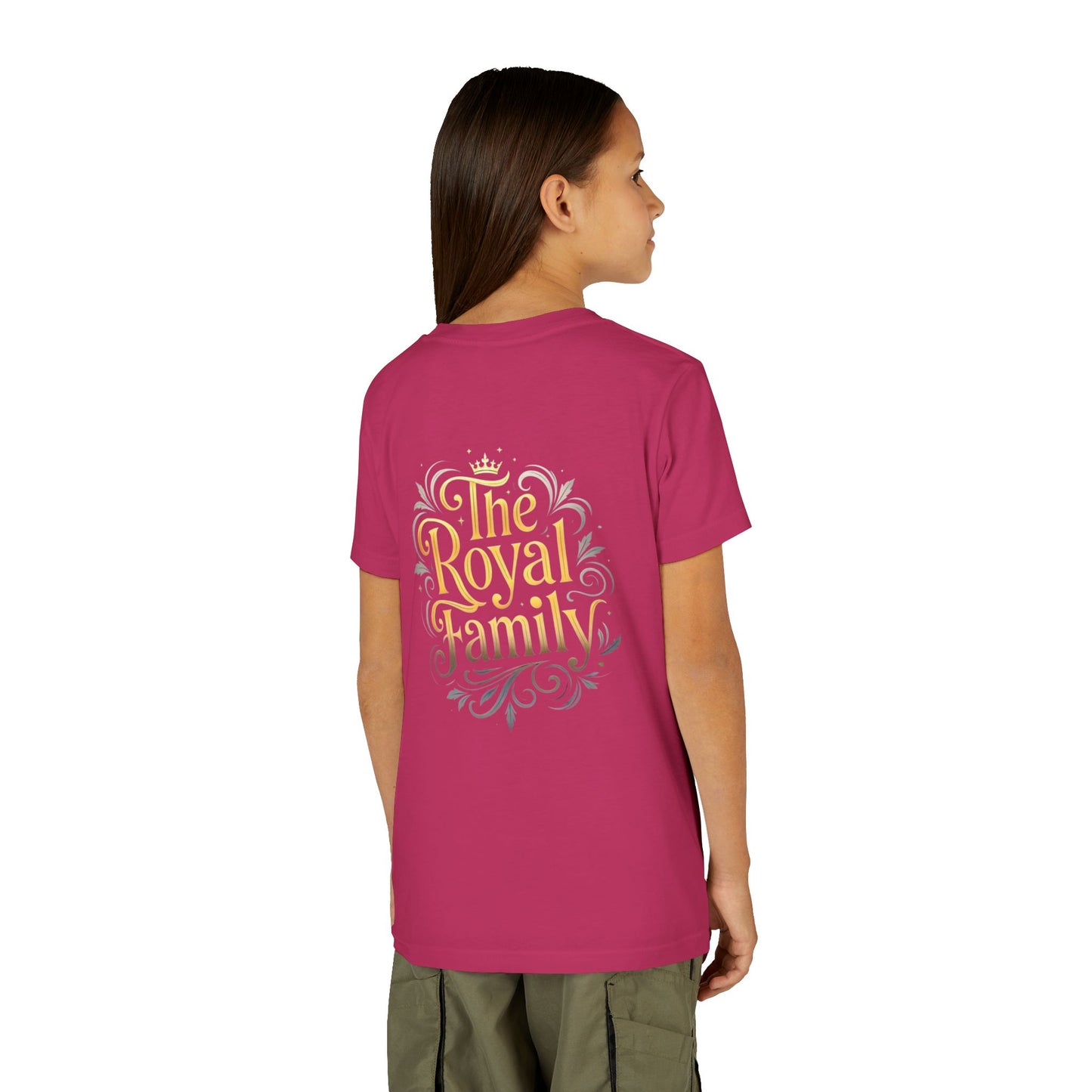 Princess Heart Youth Tee — The Royal Family Graphic Kids T-Shirt
