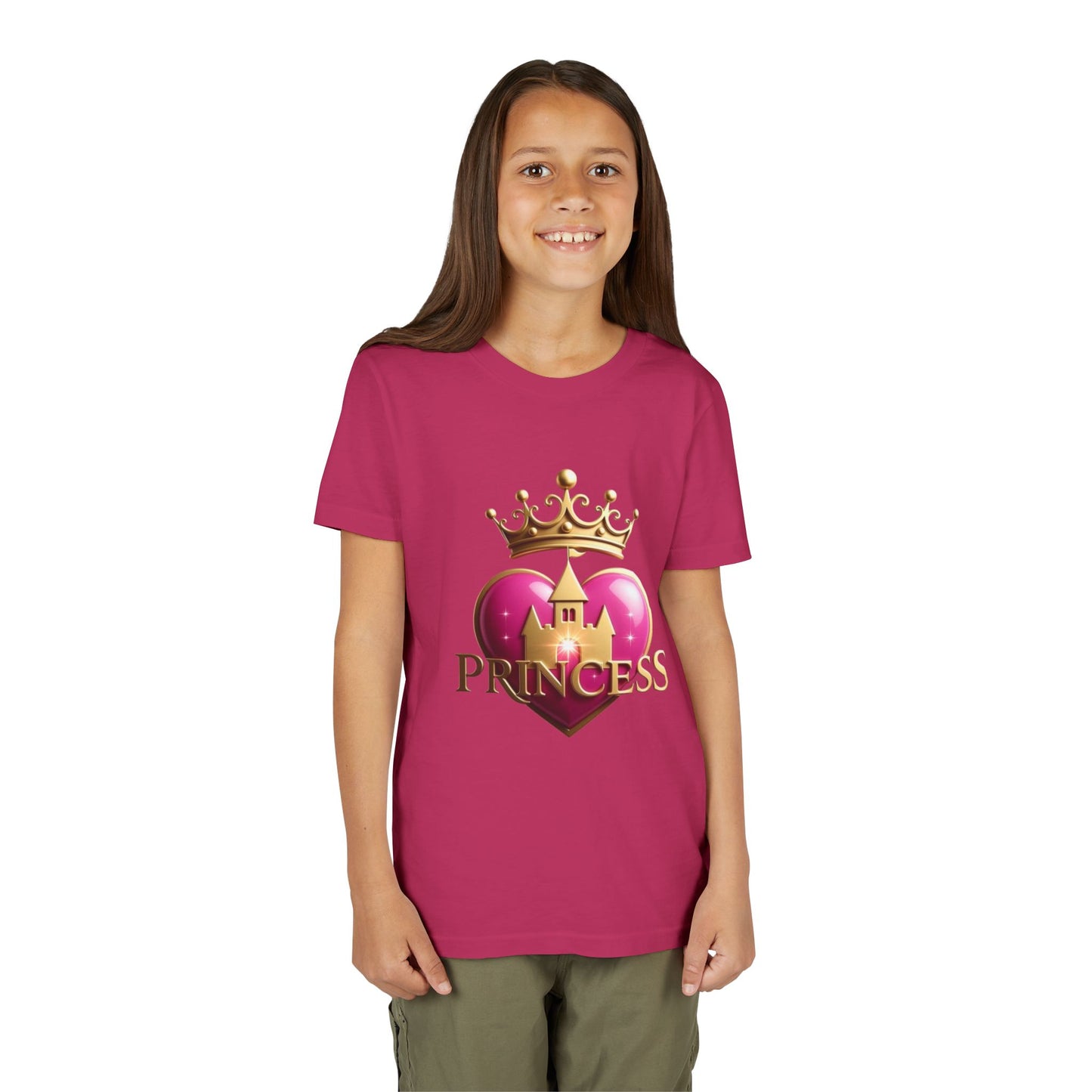 Princess Heart Youth Tee — The Royal Family Graphic Kids T-Shirt