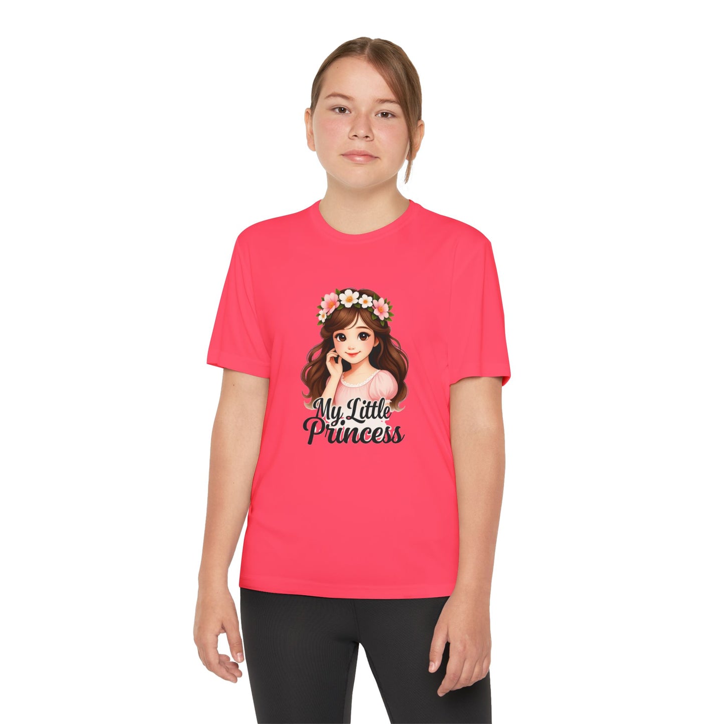 My Little Princess Youth Tee - Cute Floral Design for Girls