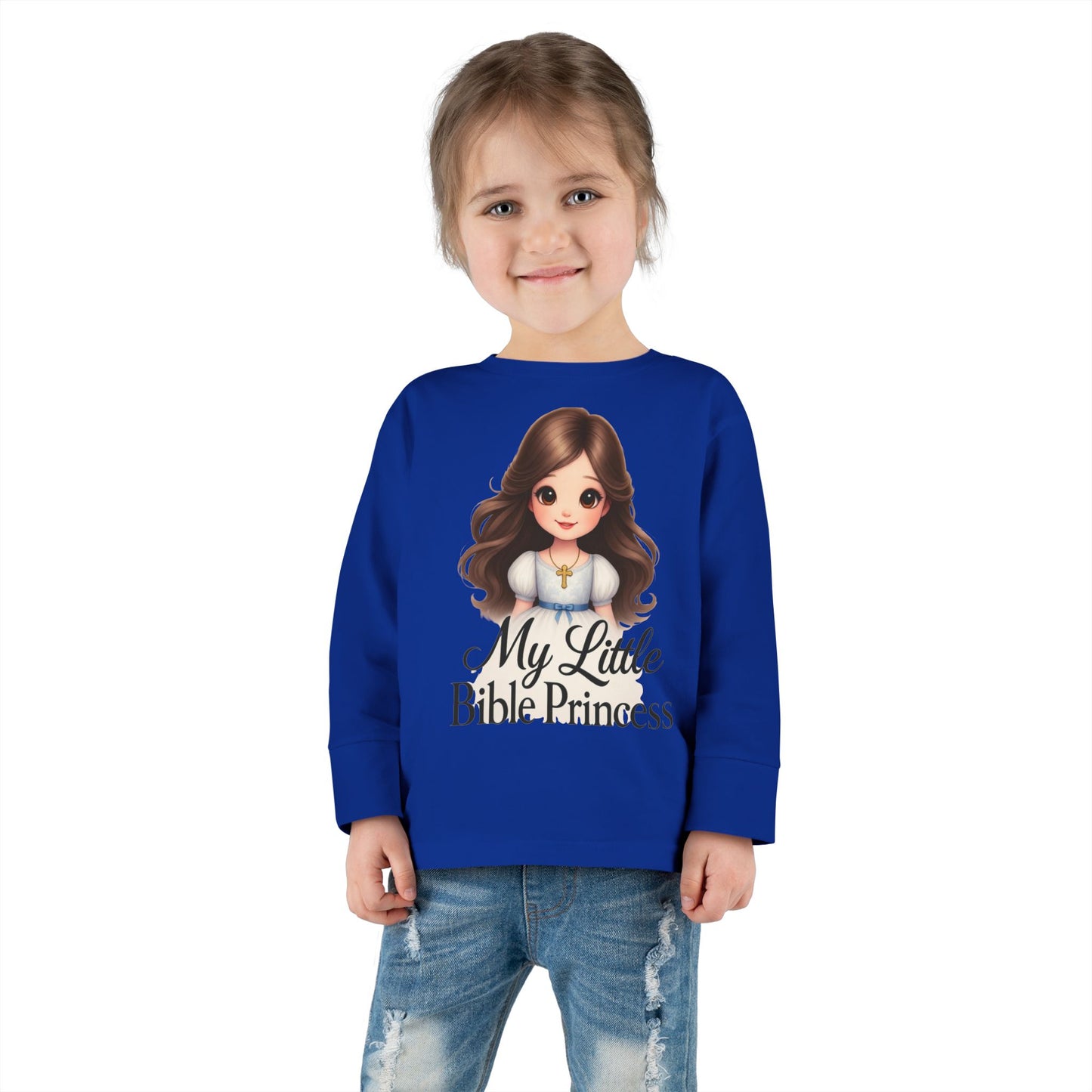 Bible Princess Toddler Long Sleeve Tee
