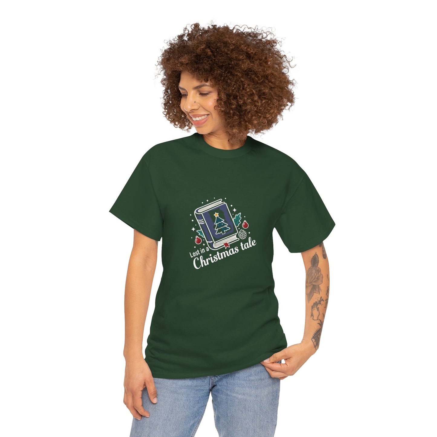 Christmas Snow Globe Tee — 'Let’s a Christmas Tale' Holiday T-Shirt