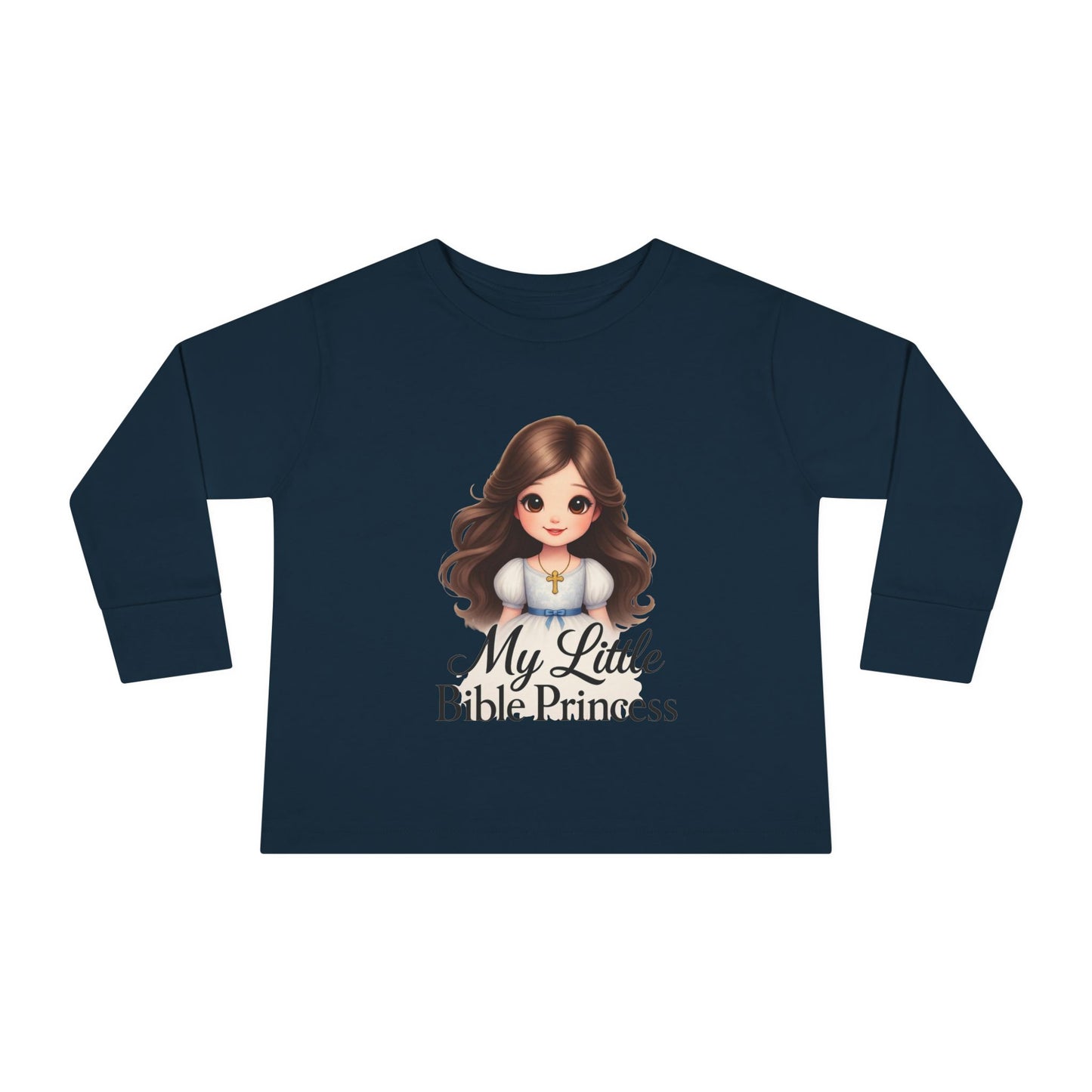 My Little Bible Princess Toddler Long Sleeve Tee