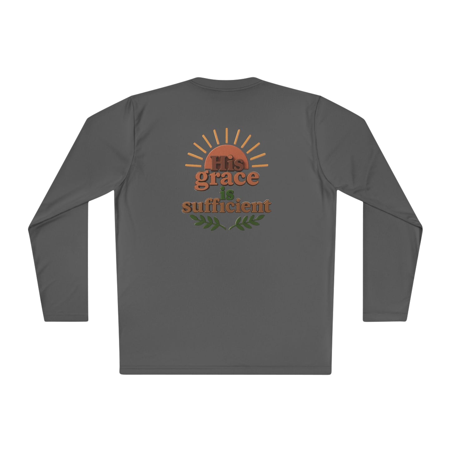 Grace Sufficient Long Sleeve Tee - Unisex Inspirational Shirt