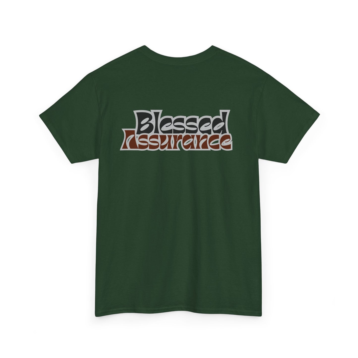 Blessed Assurance Unisex Heavy Cotton Tee | Inspirational Graphic T-Shirt for Everyday Comfort