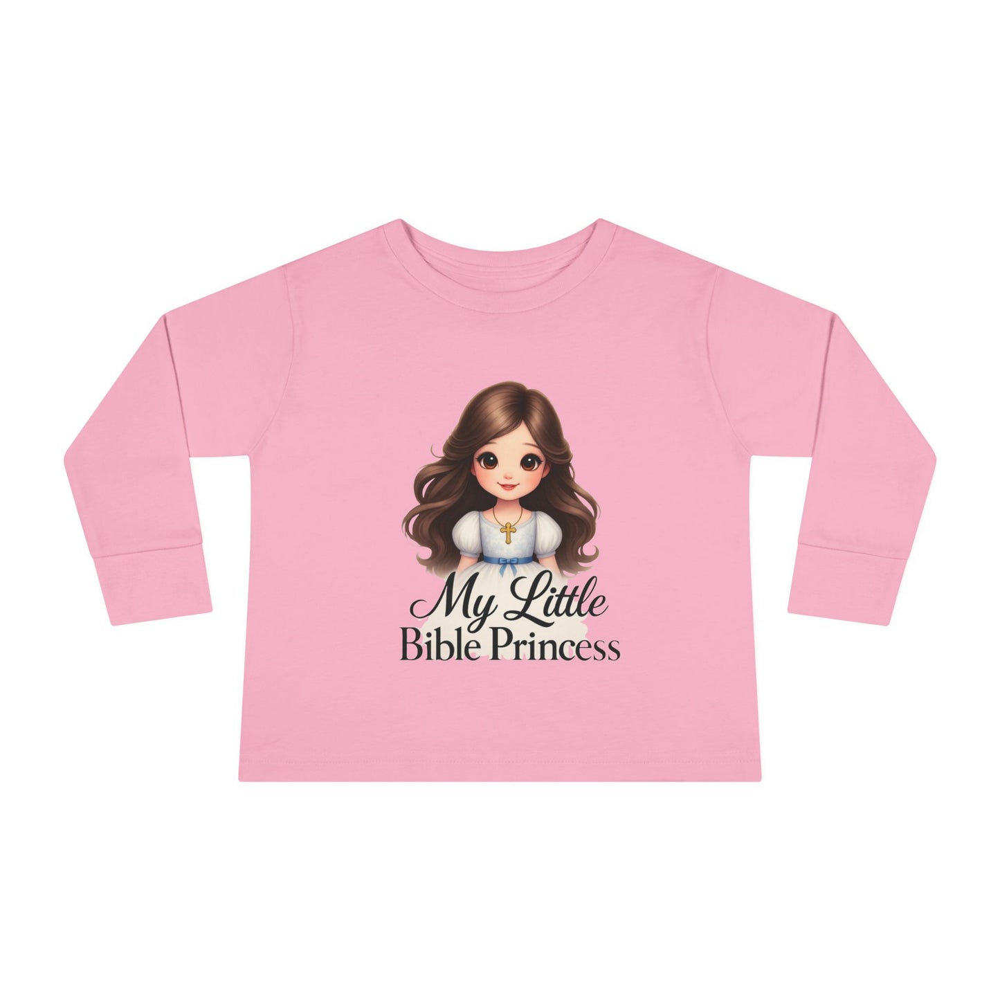 My Little Bible Princess Toddler Long Sleeve Tee