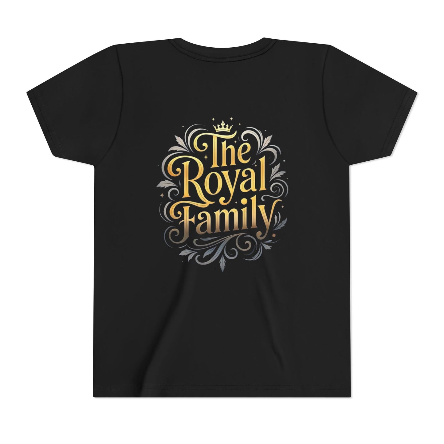 Youth Prince T‑Shirt – Gold Crown "Prince" Front & "The Royal Family" Back