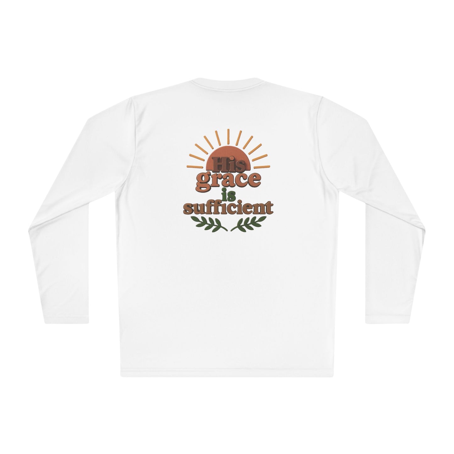 Grace Sufficient Long Sleeve Tee - Unisex Inspirational Shirt