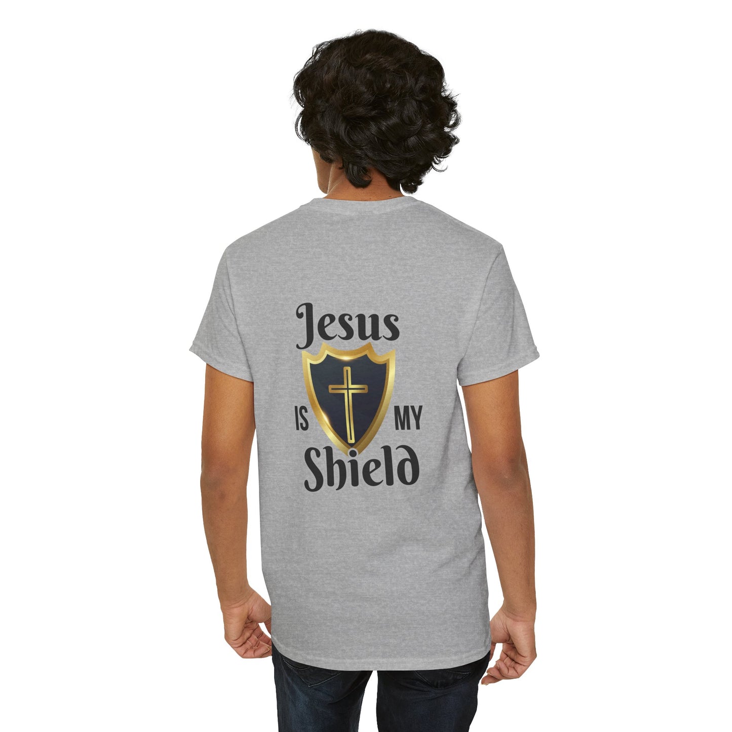 Jesus Is My Shield Unisex Heavy Cotton Tee