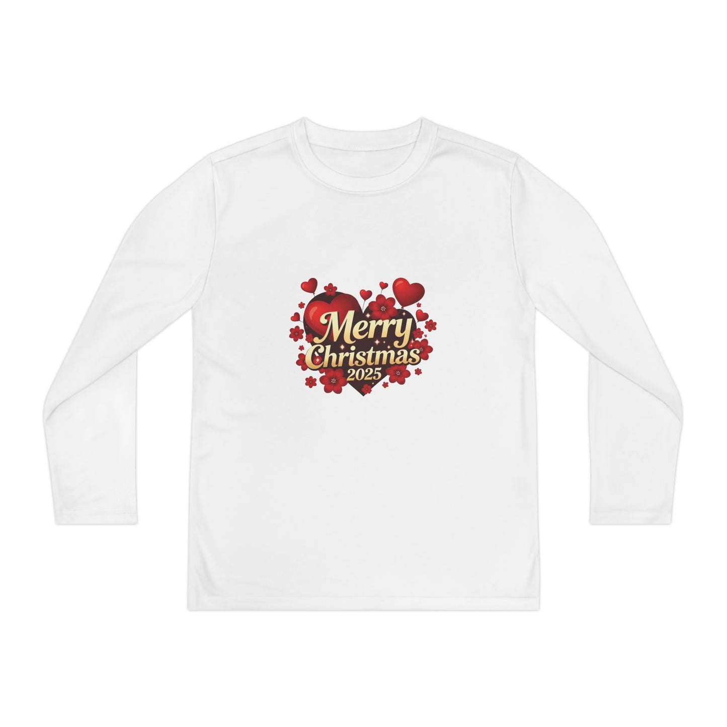 Youth Long Sleeve “Merry Christmas 2025” Holiday Tee