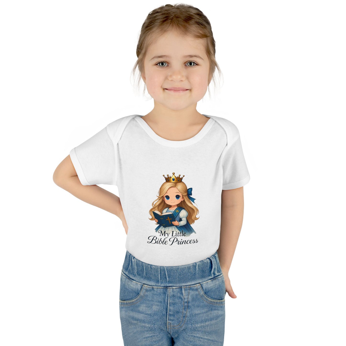 My Little Bible Princess Baby Bodysuit