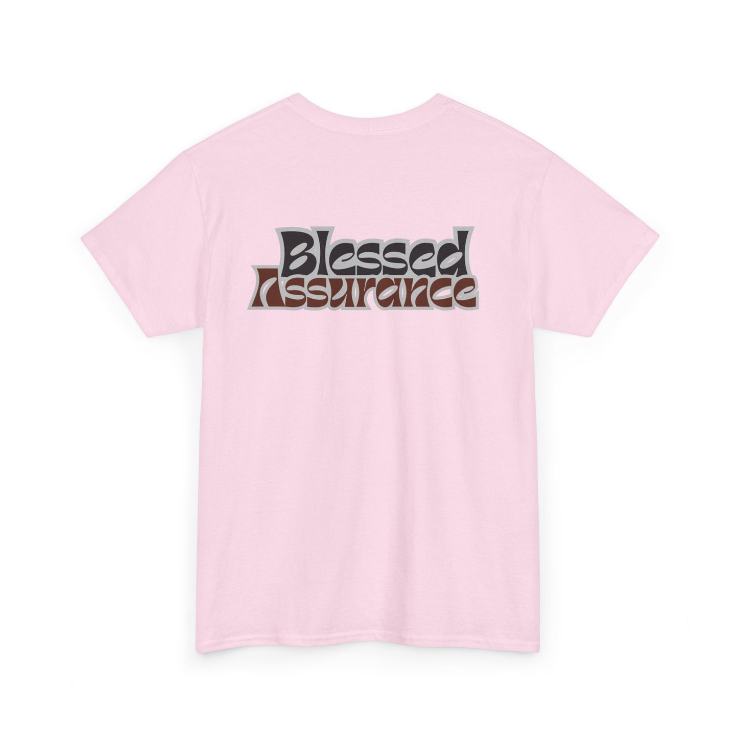 Blessed Assurance Unisex Heavy Cotton Tee | Inspirational Graphic T-Shirt for Everyday Comfort