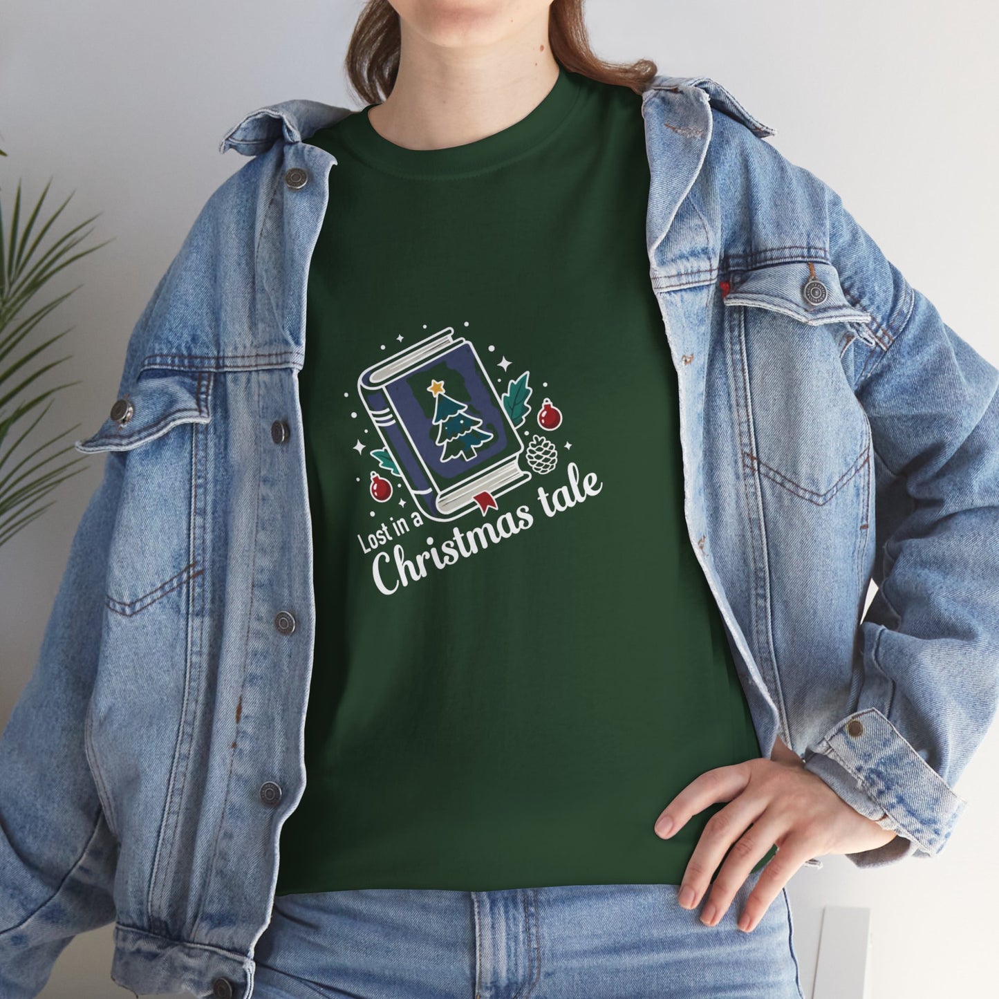 Christmas Snow Globe Tee — 'Let’s a Christmas Tale' Holiday T-Shirt