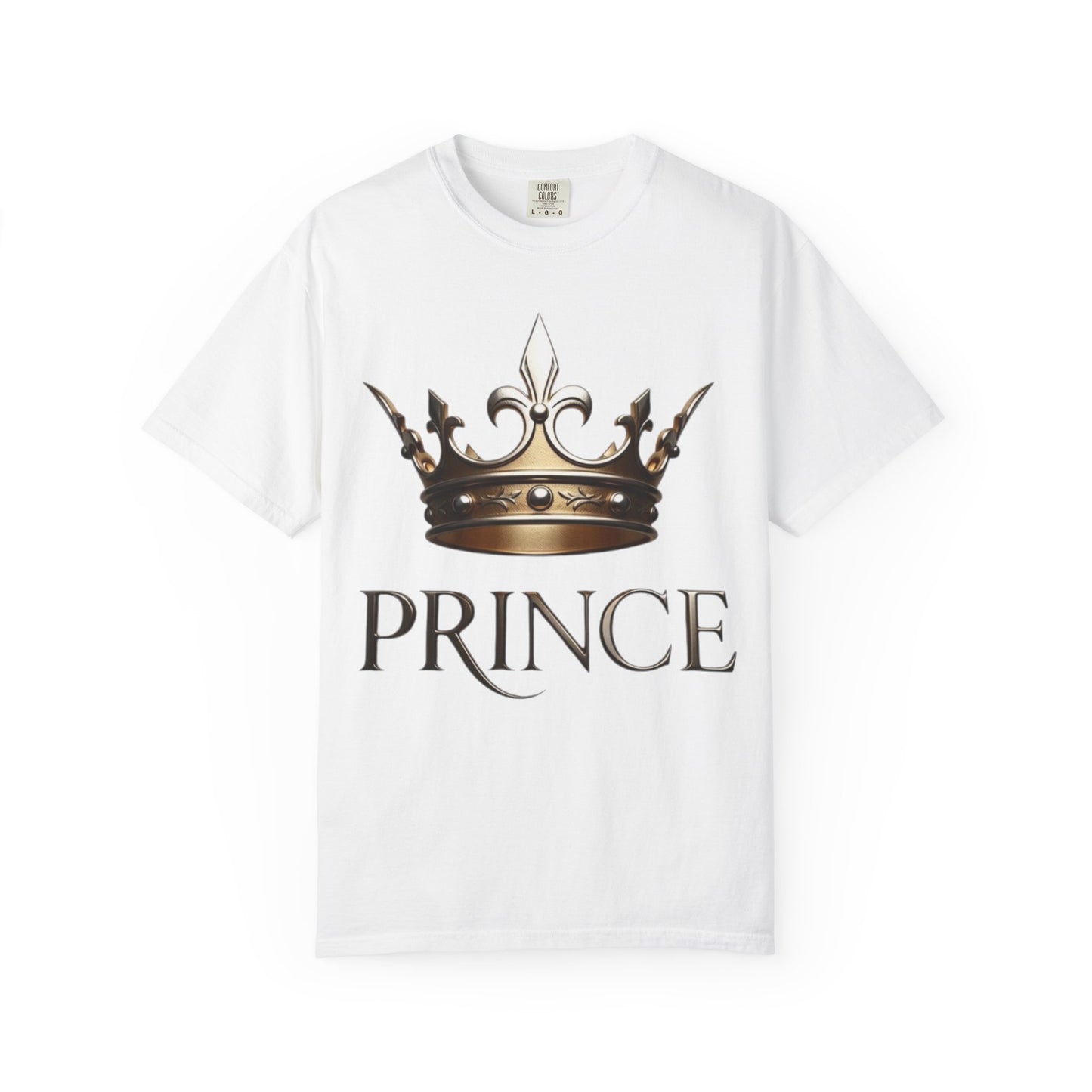 Prince Crown T‑Shirt — Regal Gold Crown Graphic Tee